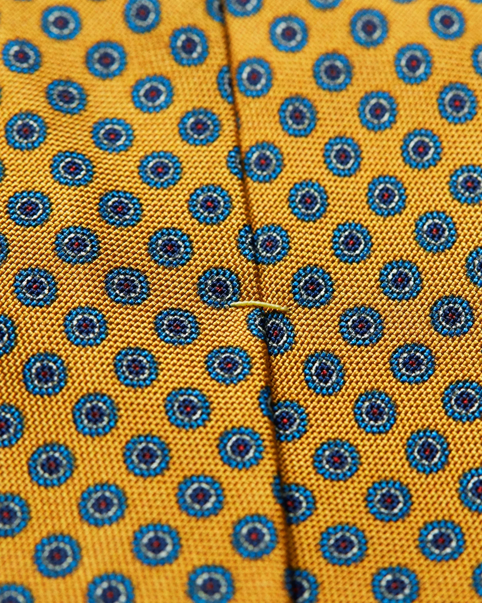 Eton - orange geometric tie
