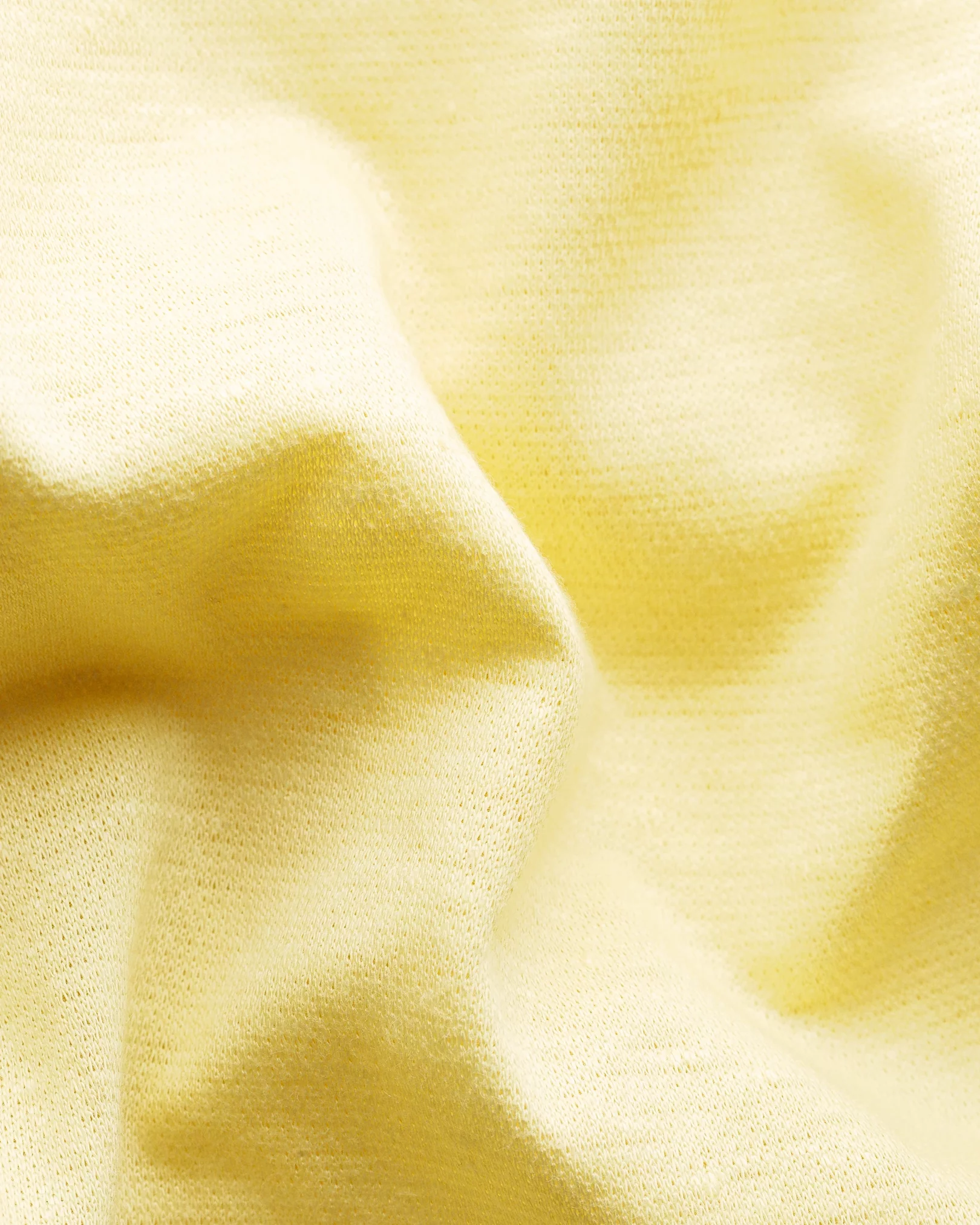 Eton - yellow pique t shirt short sleeve boxfit t shirt