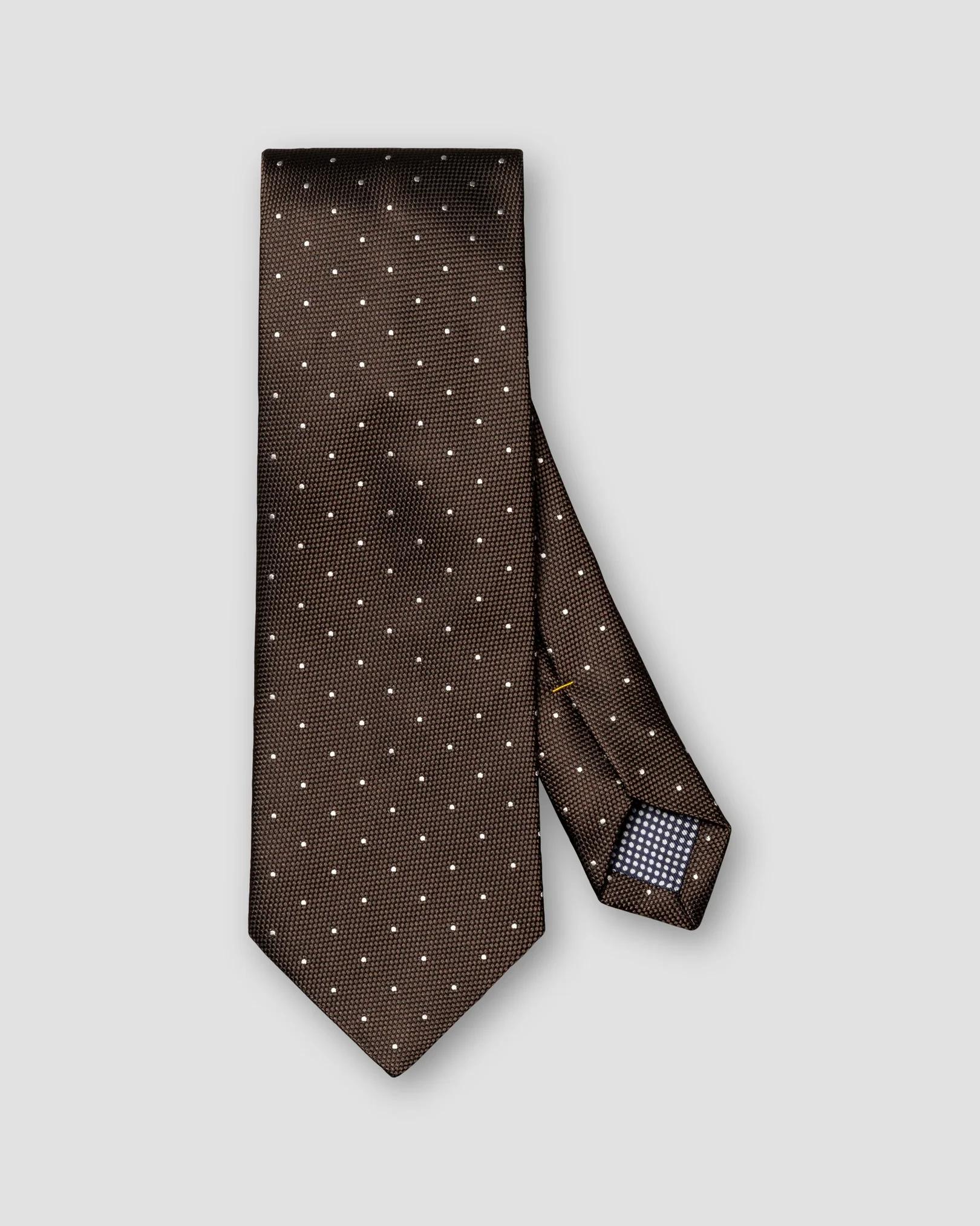 Eton - brown polka dot tie