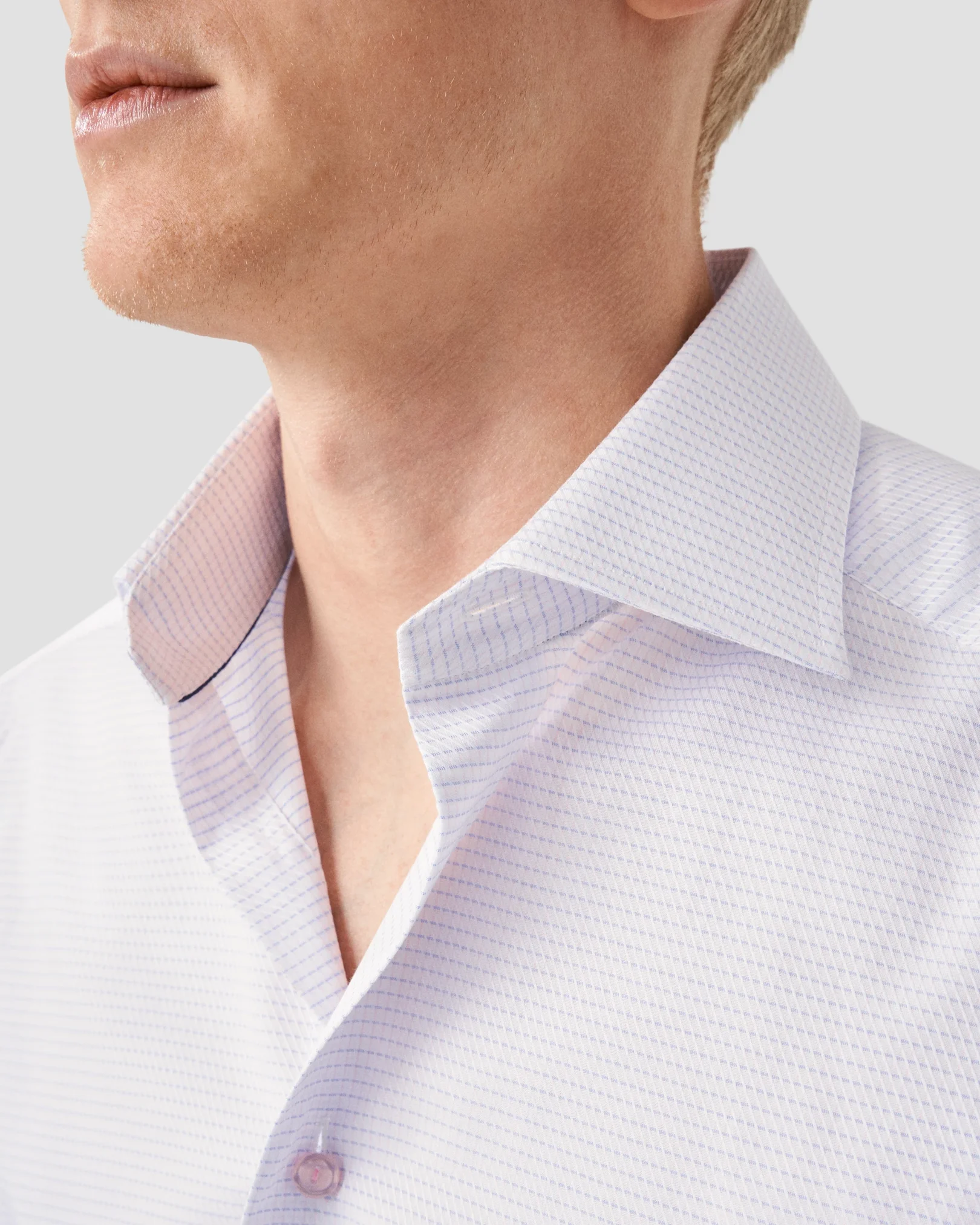 Eton - pink signature twill cut away collar single cuff contemporary fit