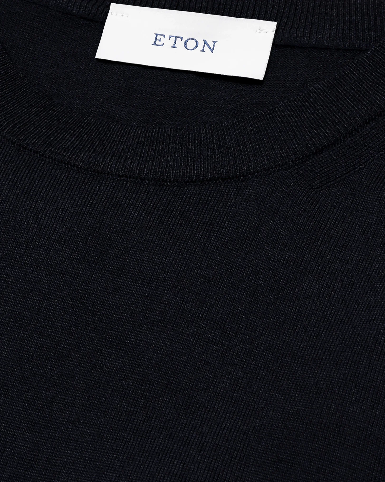 Eton - nayv merino knitted shirt