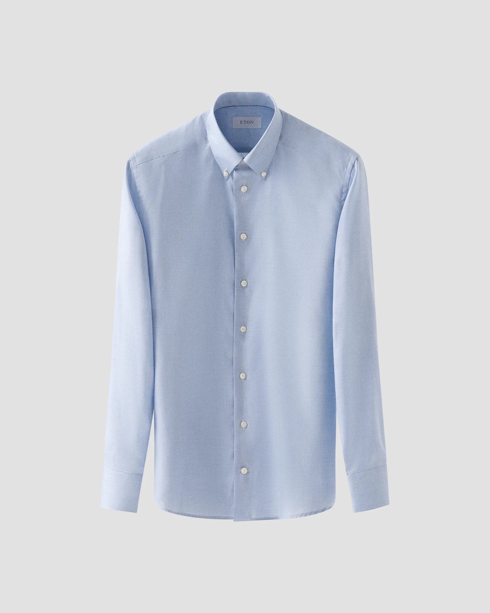 Eton - light blue solid signature oxford shirt