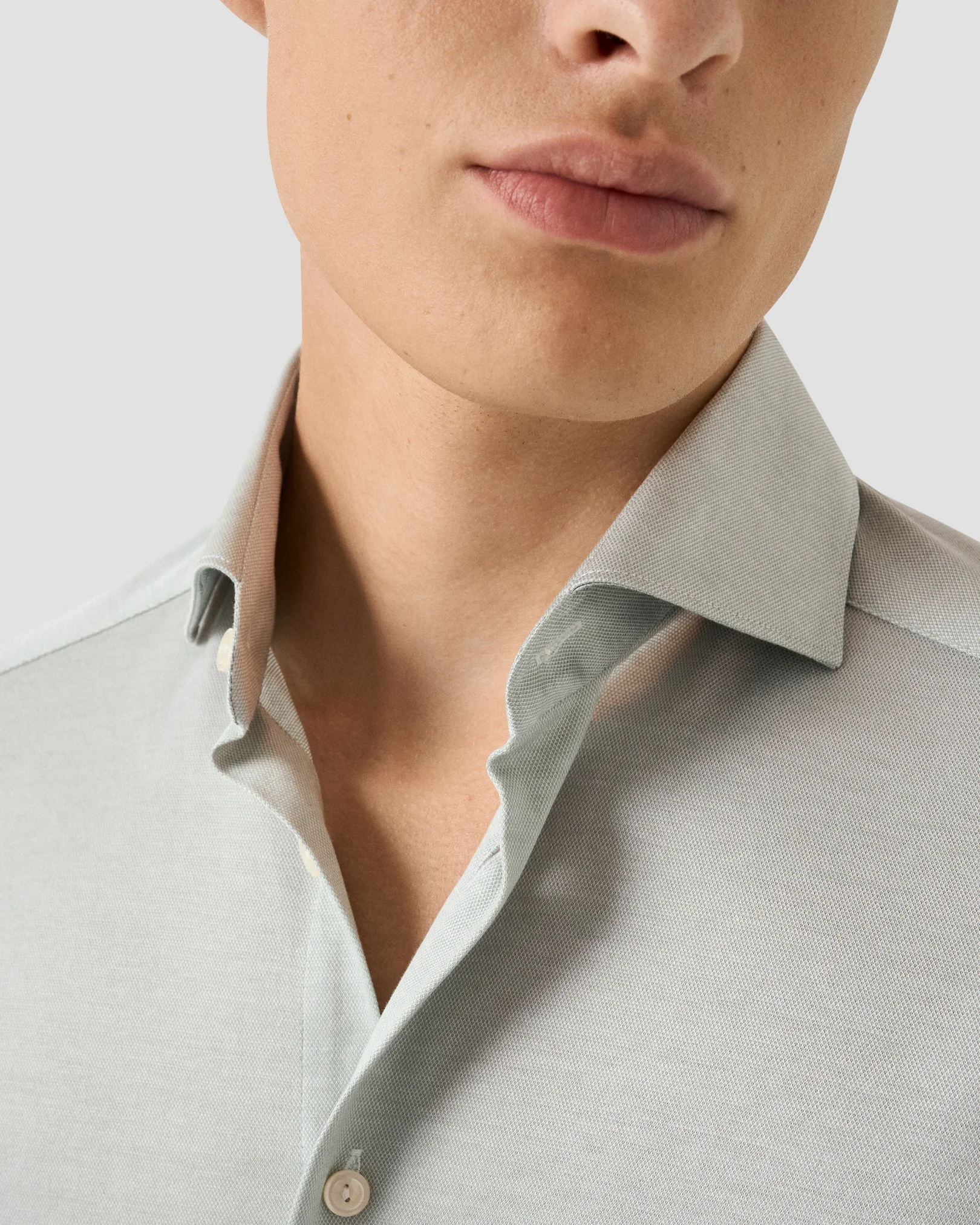 Eton - Filo di Scozia Jacquard Knit Shirt