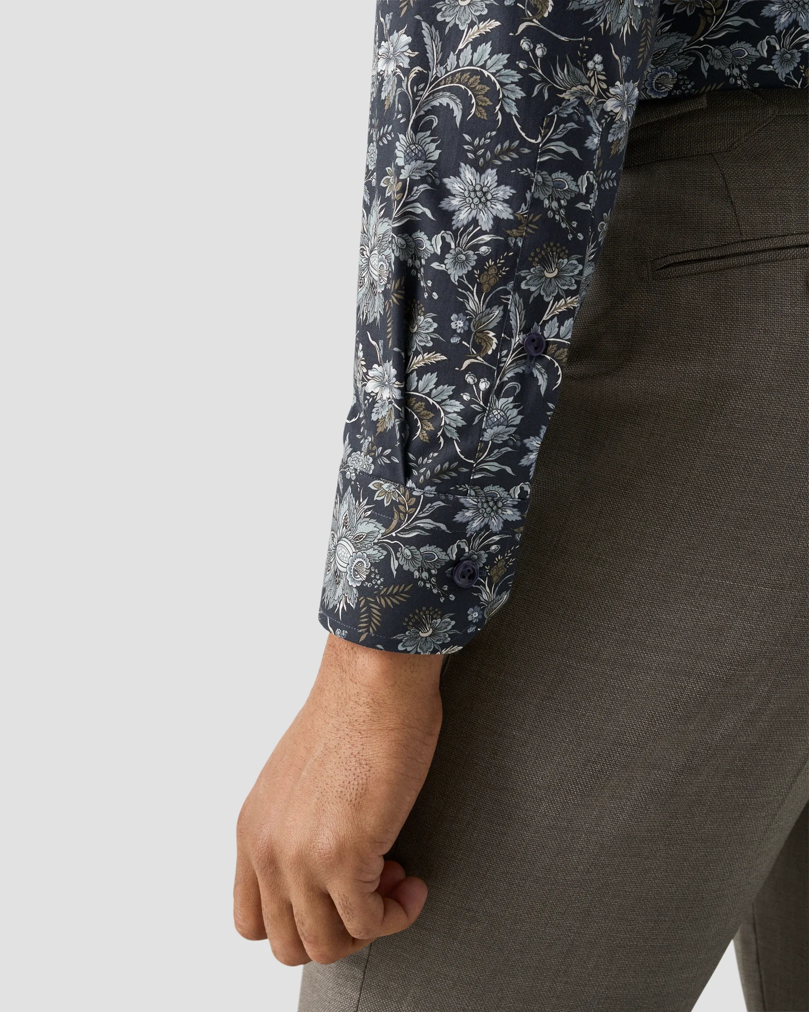 Eton - Floral Print Signature Twill Shirt