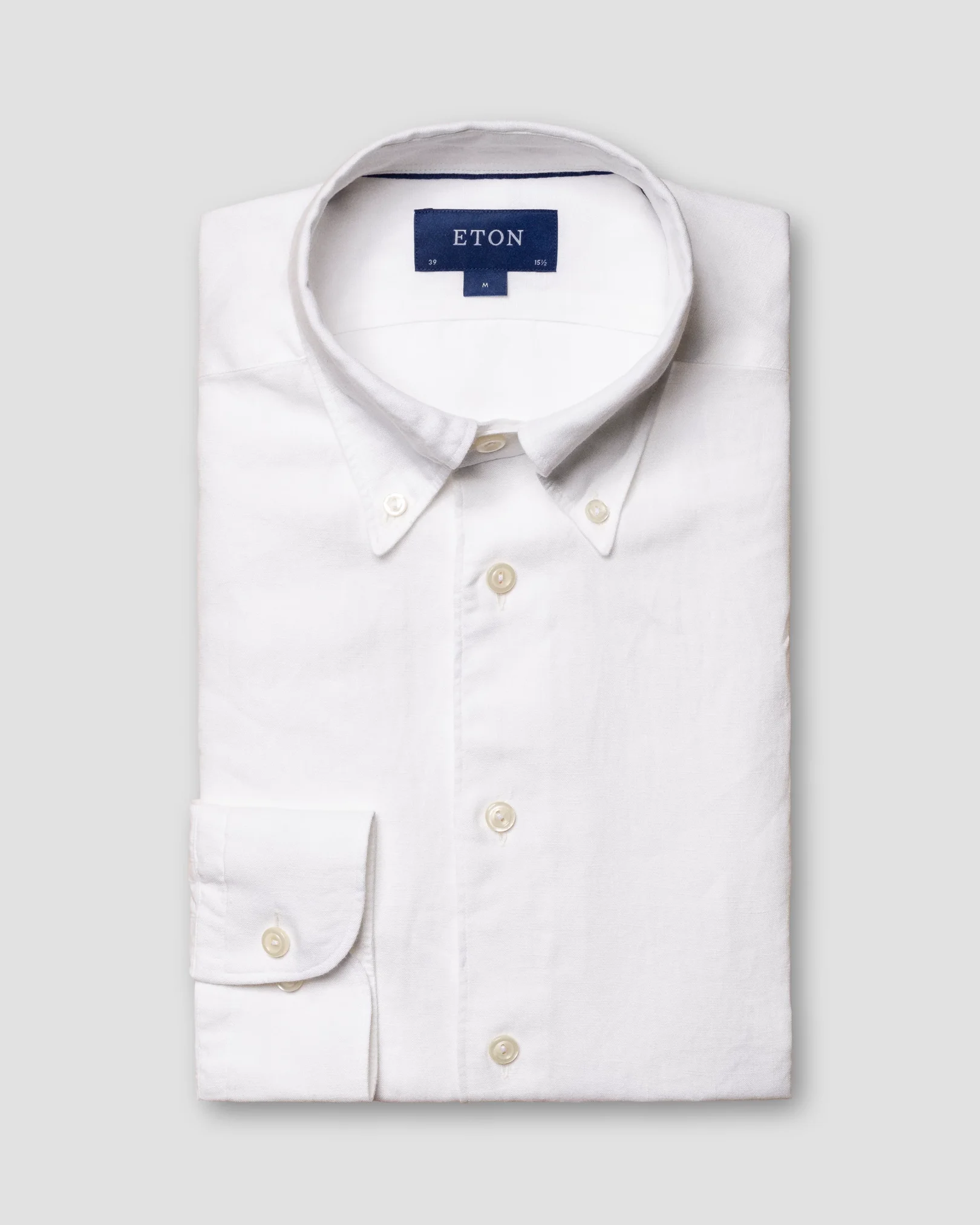 Eton - white linen button down soft