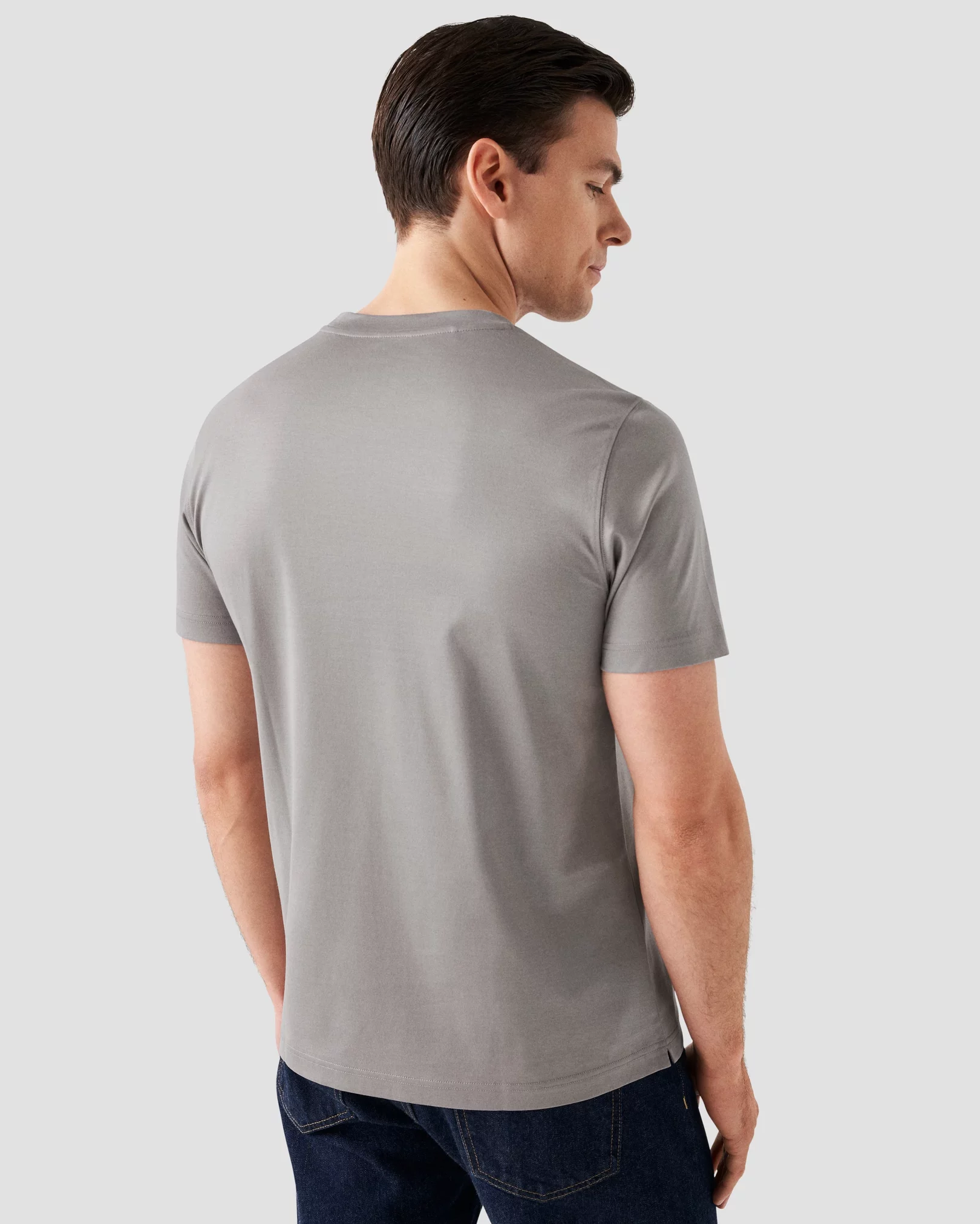 Eton - grey filo di scozia t shirt t shirt