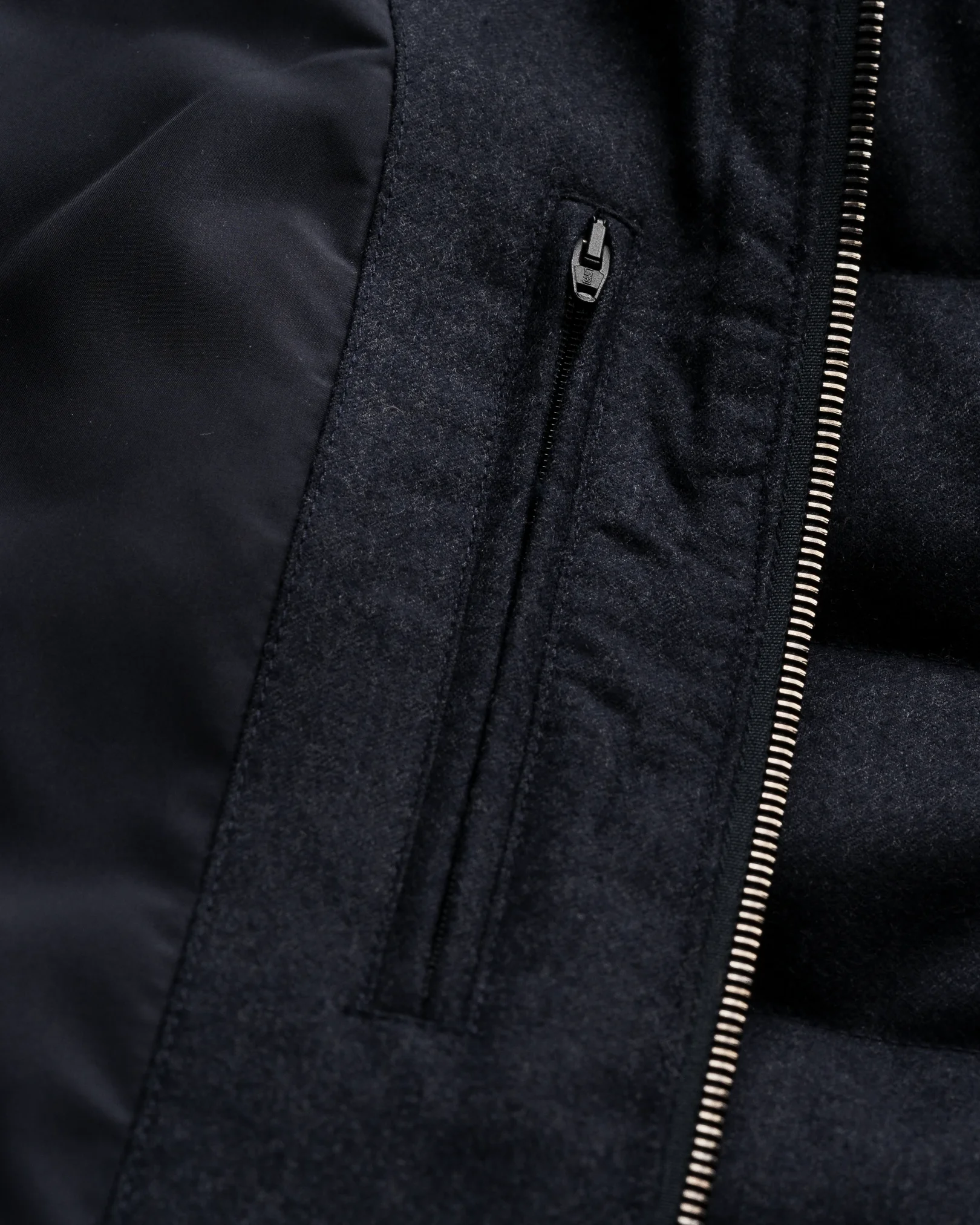 Eton - Wool Flannel Zip Vest