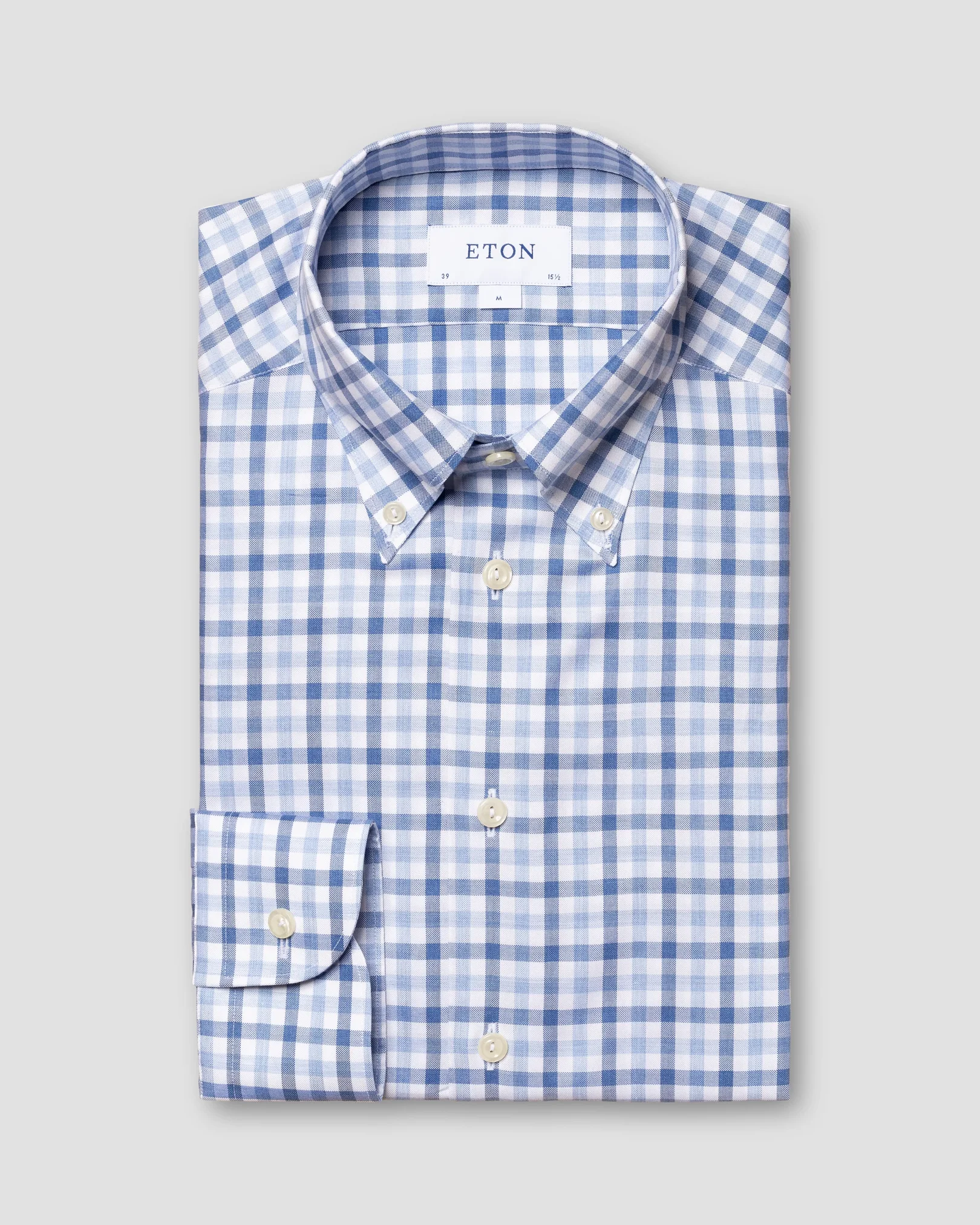 Eton - light blue fine oxford button down