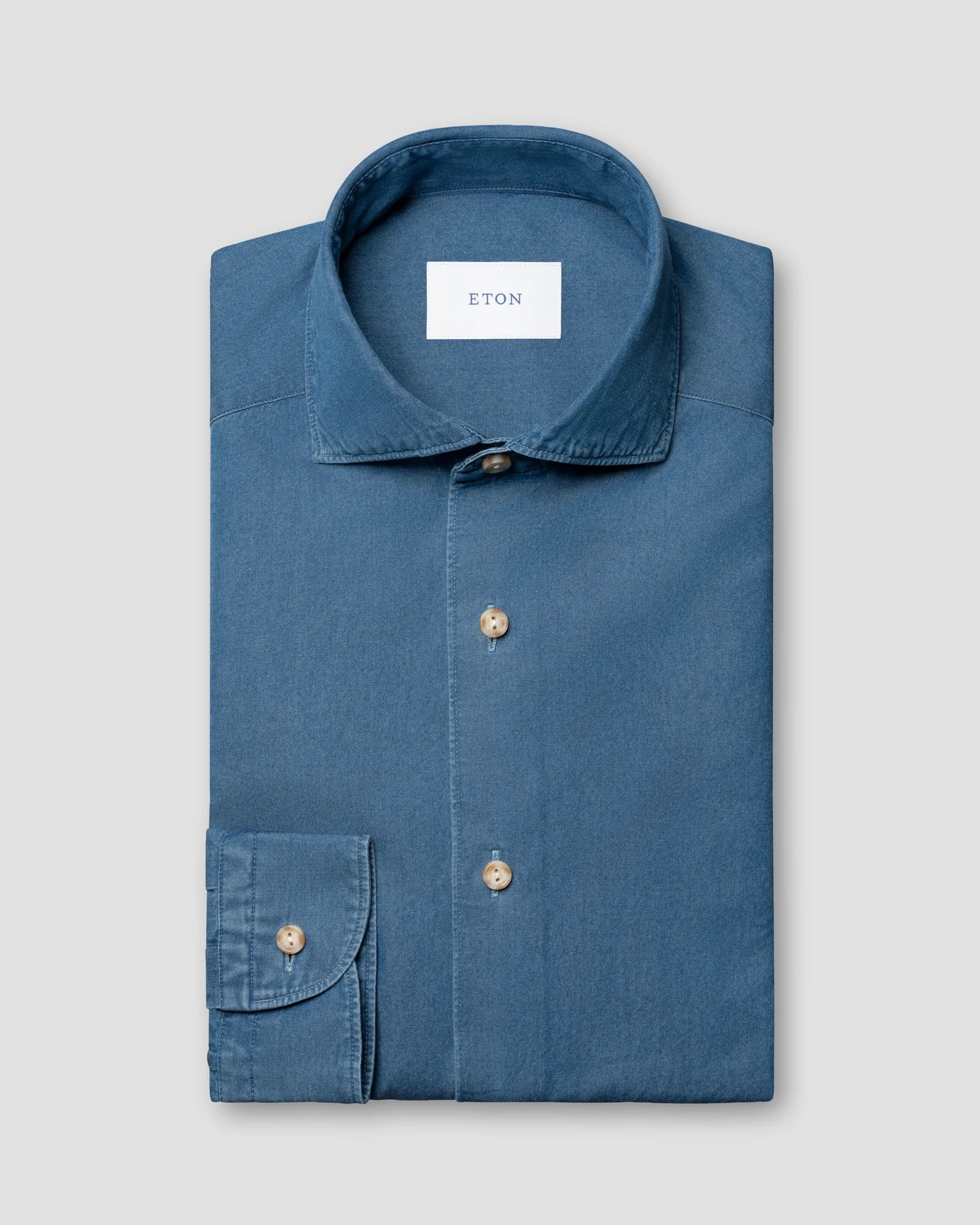 Eton - Navy Denim Shirt