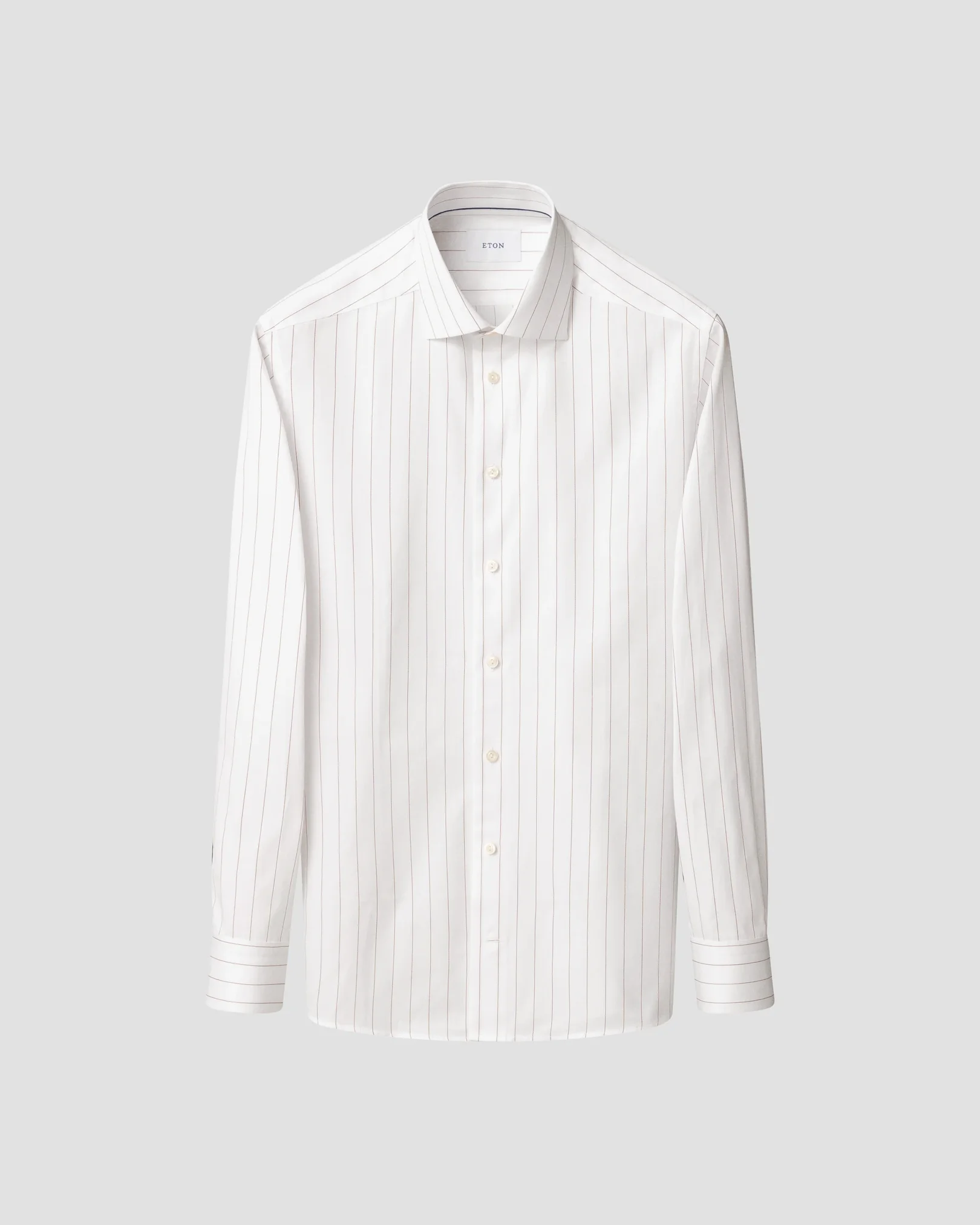 Eton - pin striped signature twill shirt cut away 256