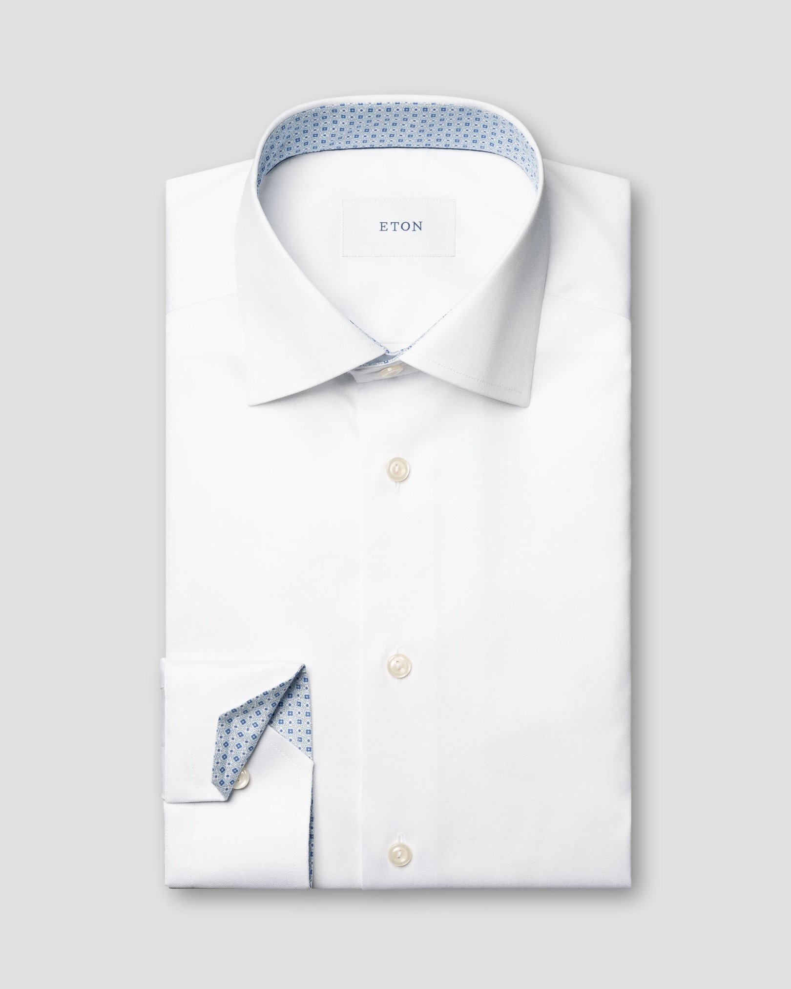 Eton - Signature Twill Geometric Effect Shirt