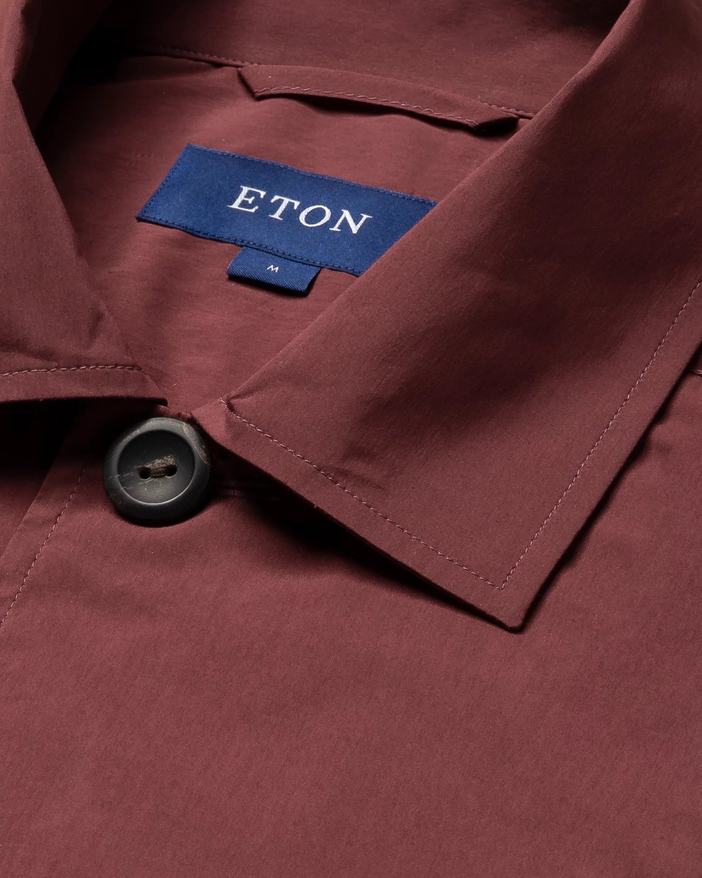 Eton - dark red wind overshirt