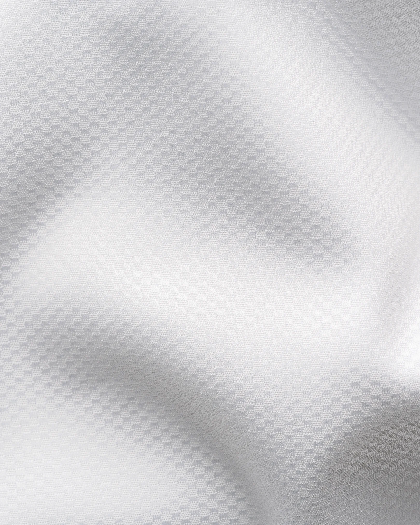 Eton - white dobby bib front evening shirt