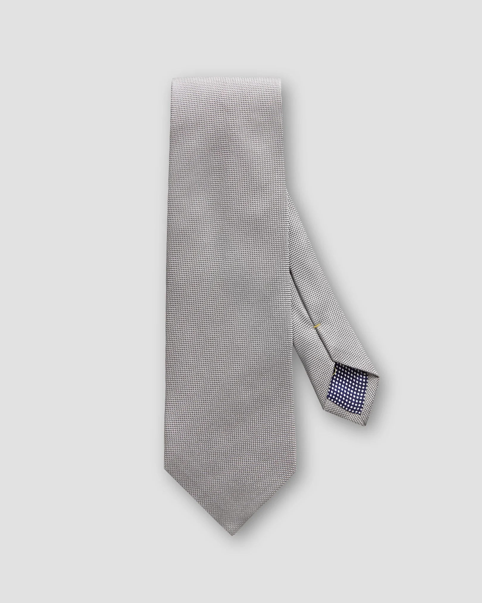 Graue Krawatte mit Flechtstruktur