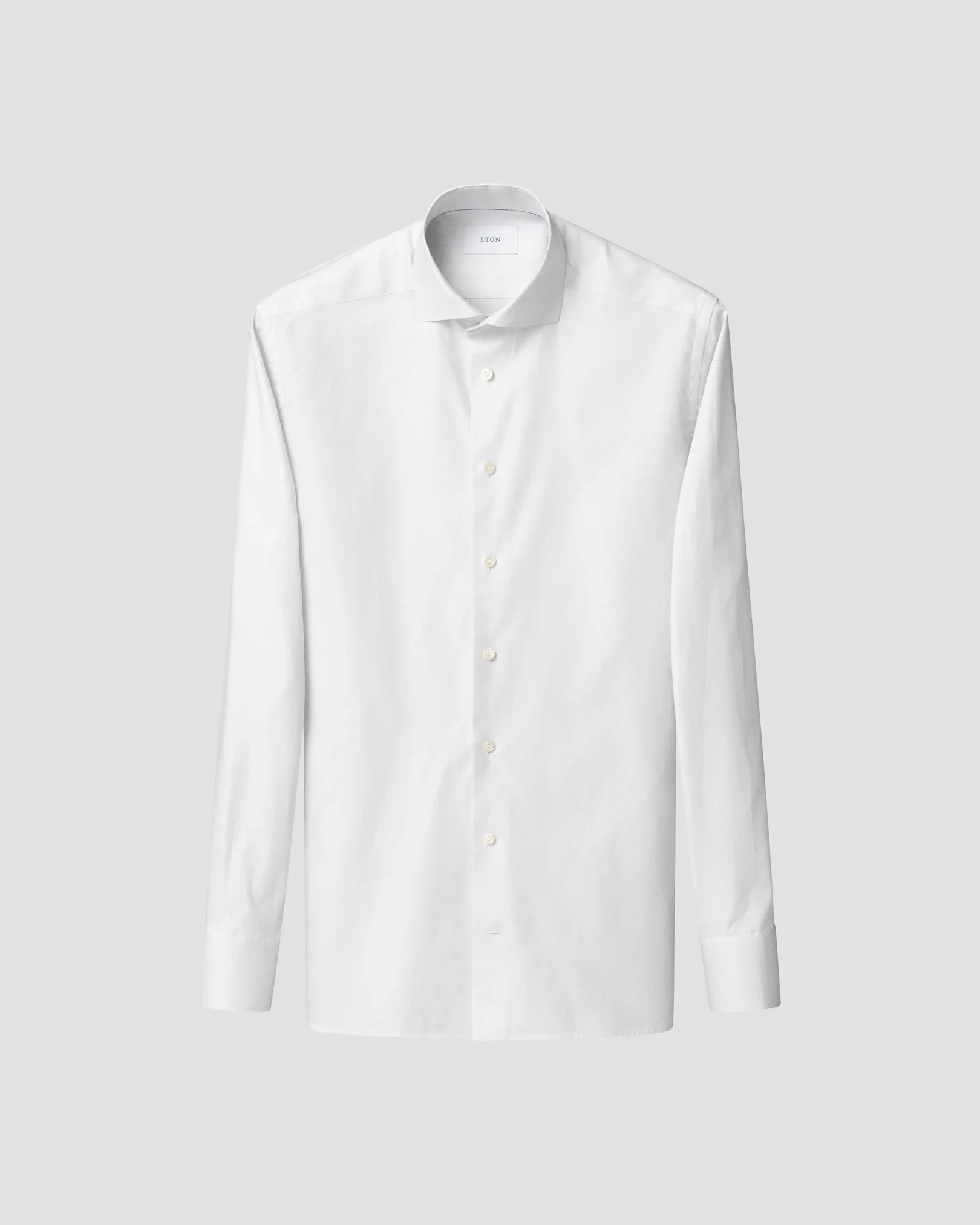 Eton - solid signature oxford shirt wide spread rounded single
