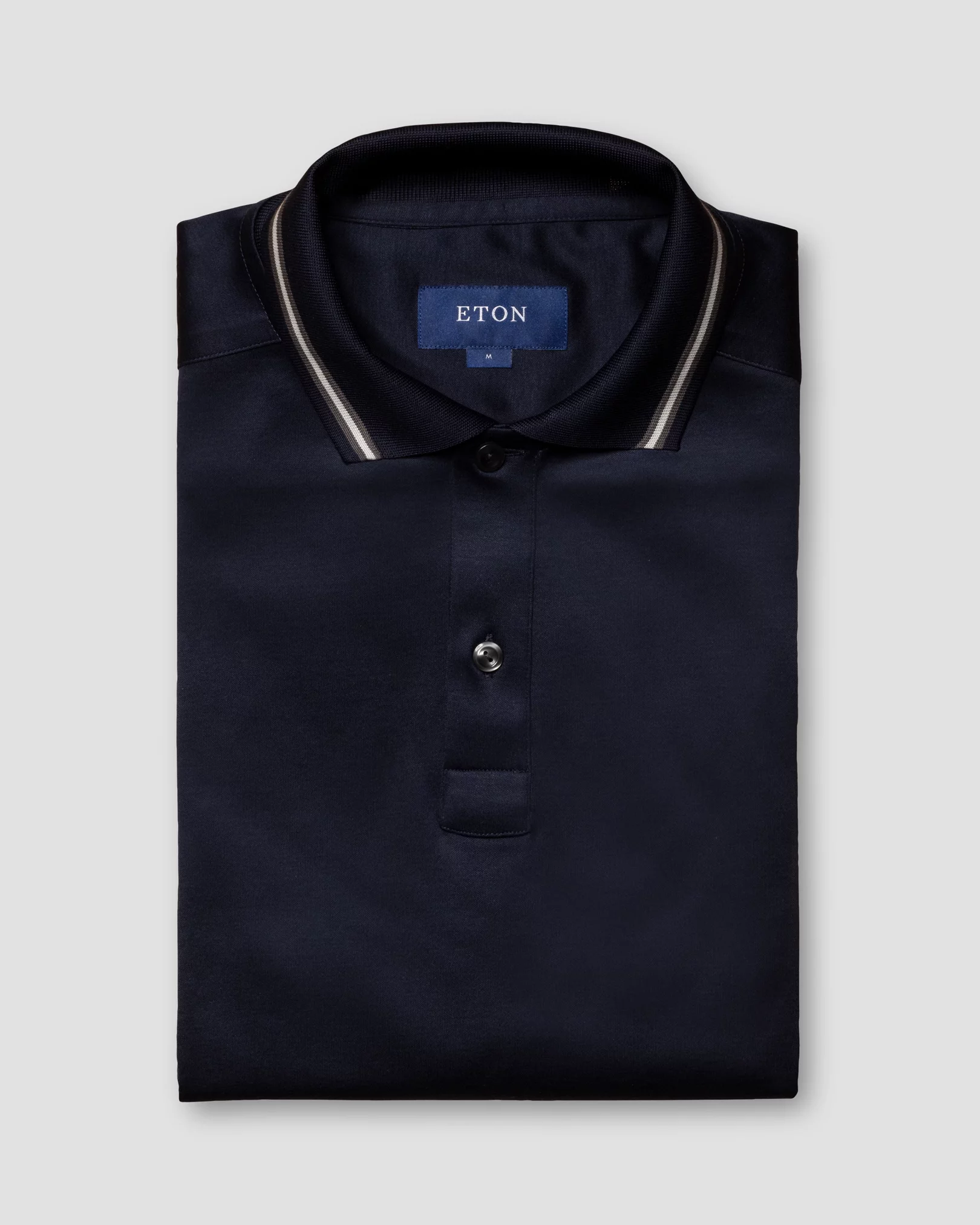 Eton - navy blue jersey knitted