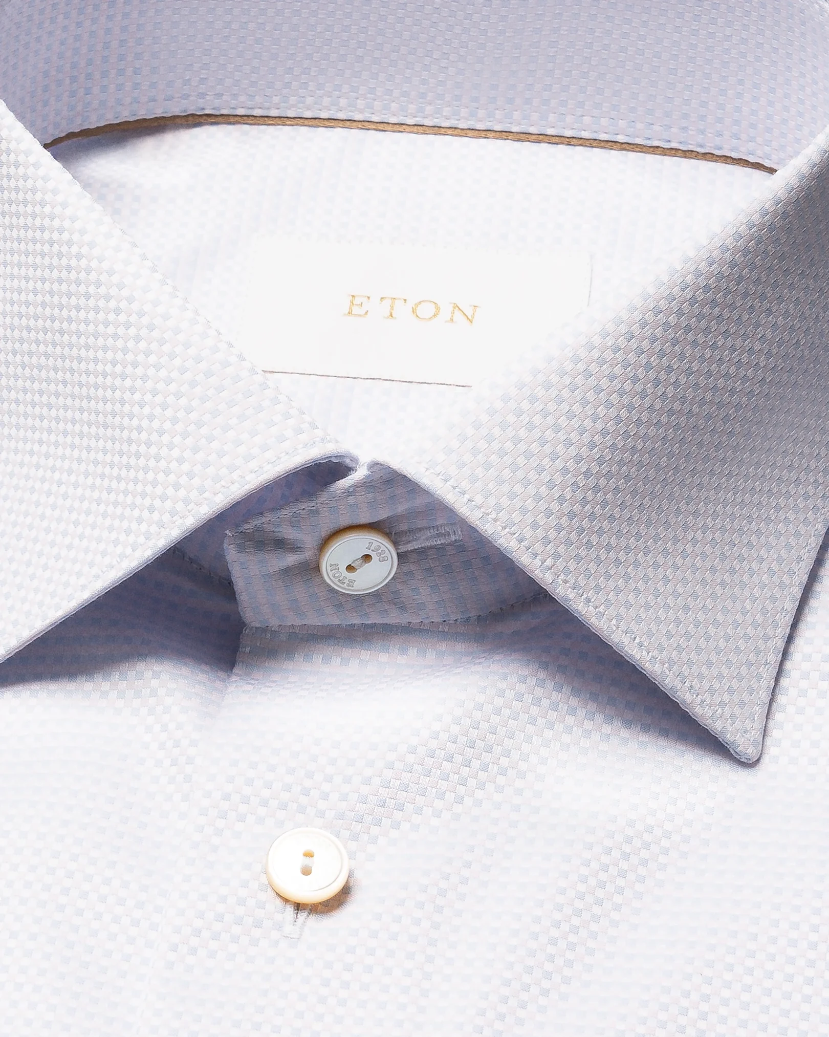 Eton - pink semi solid supima 120 shirt