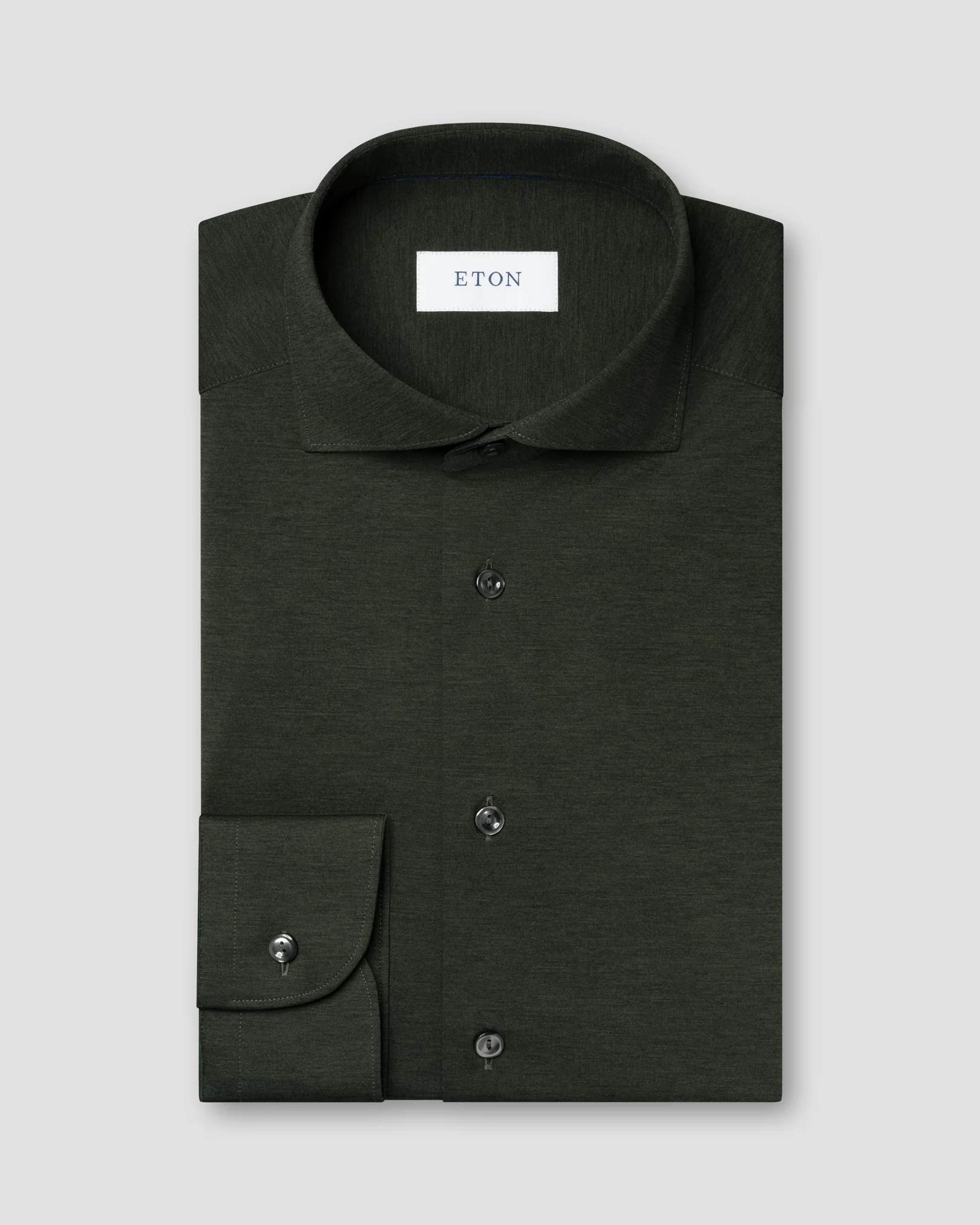 Eton - Mélange Four-Way Stretch Shirt