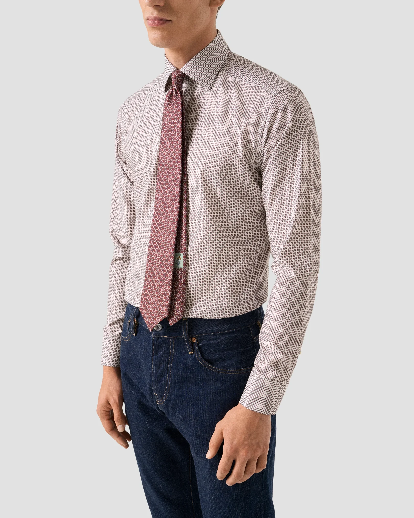 Eton - Geometric Signature Twill Shirt