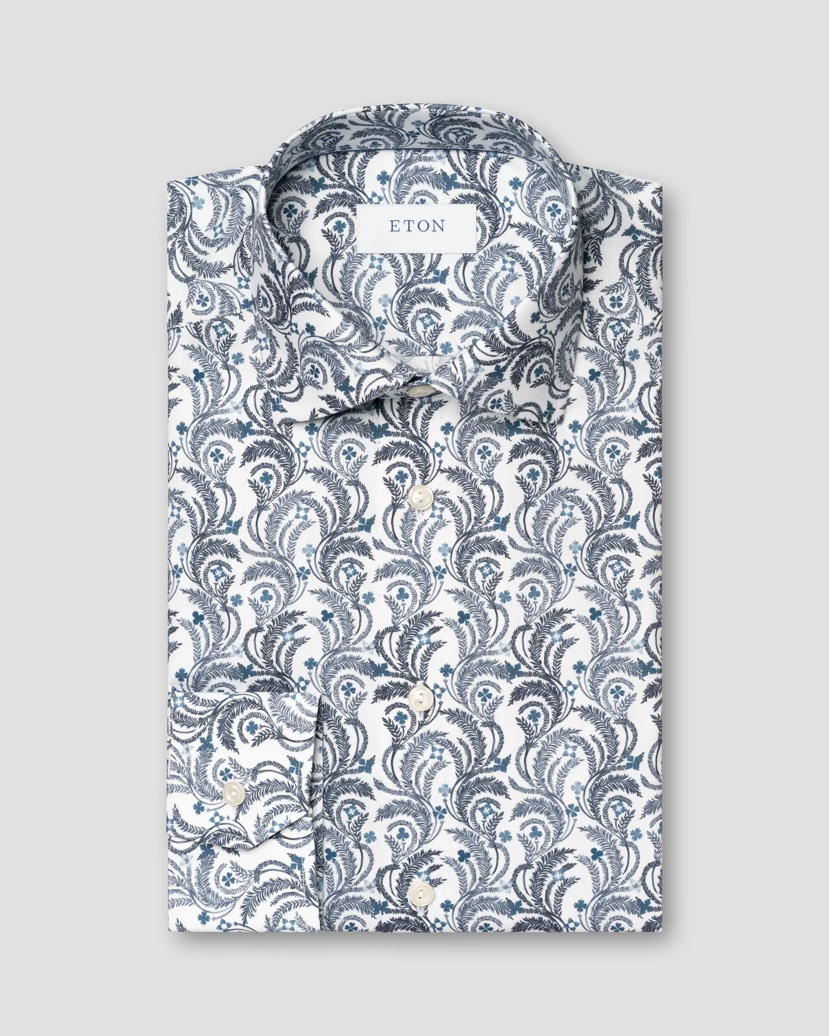 Eton - Chemise Signature en Twill à Motif Floral