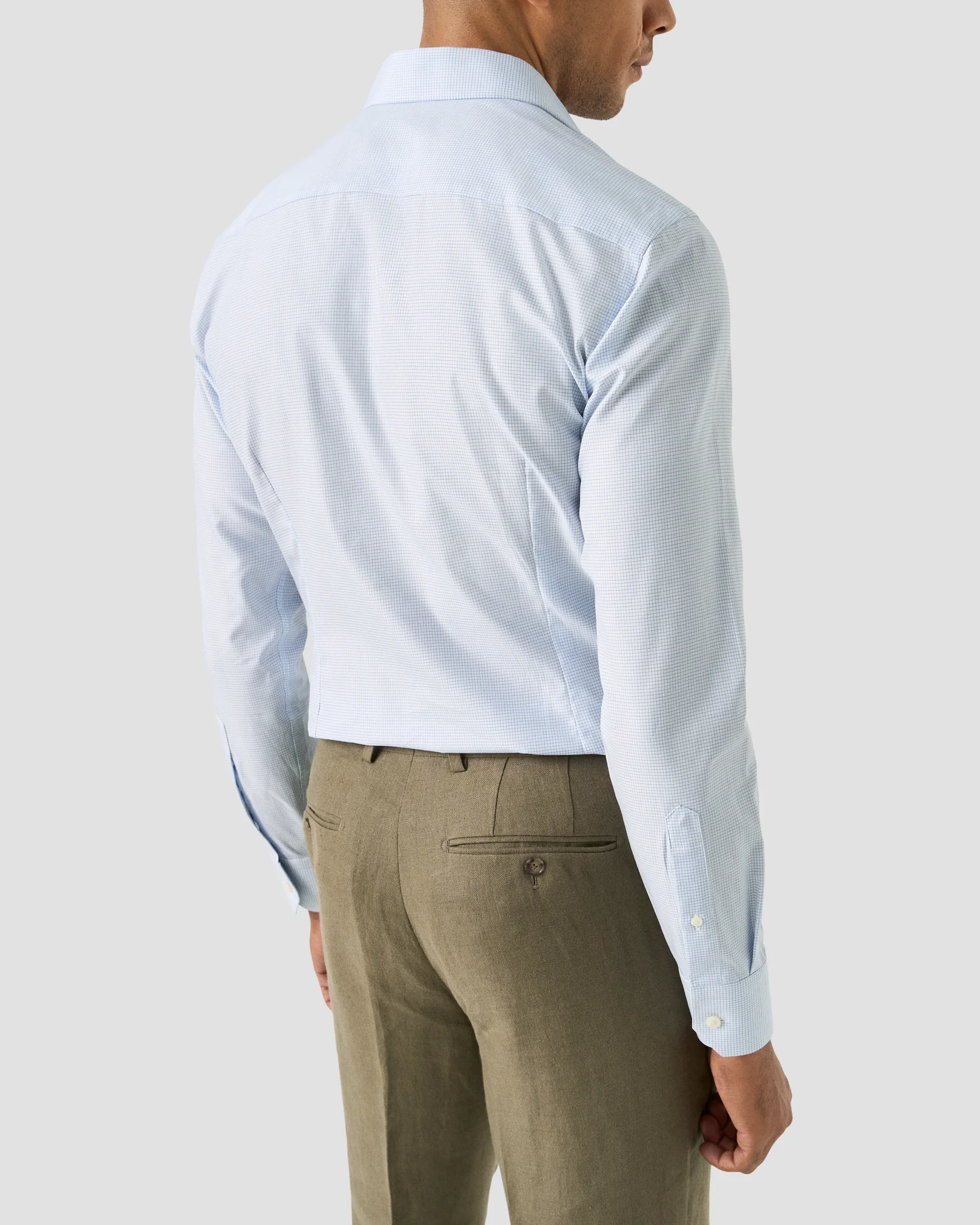 Eton - check signature twill shirt 261