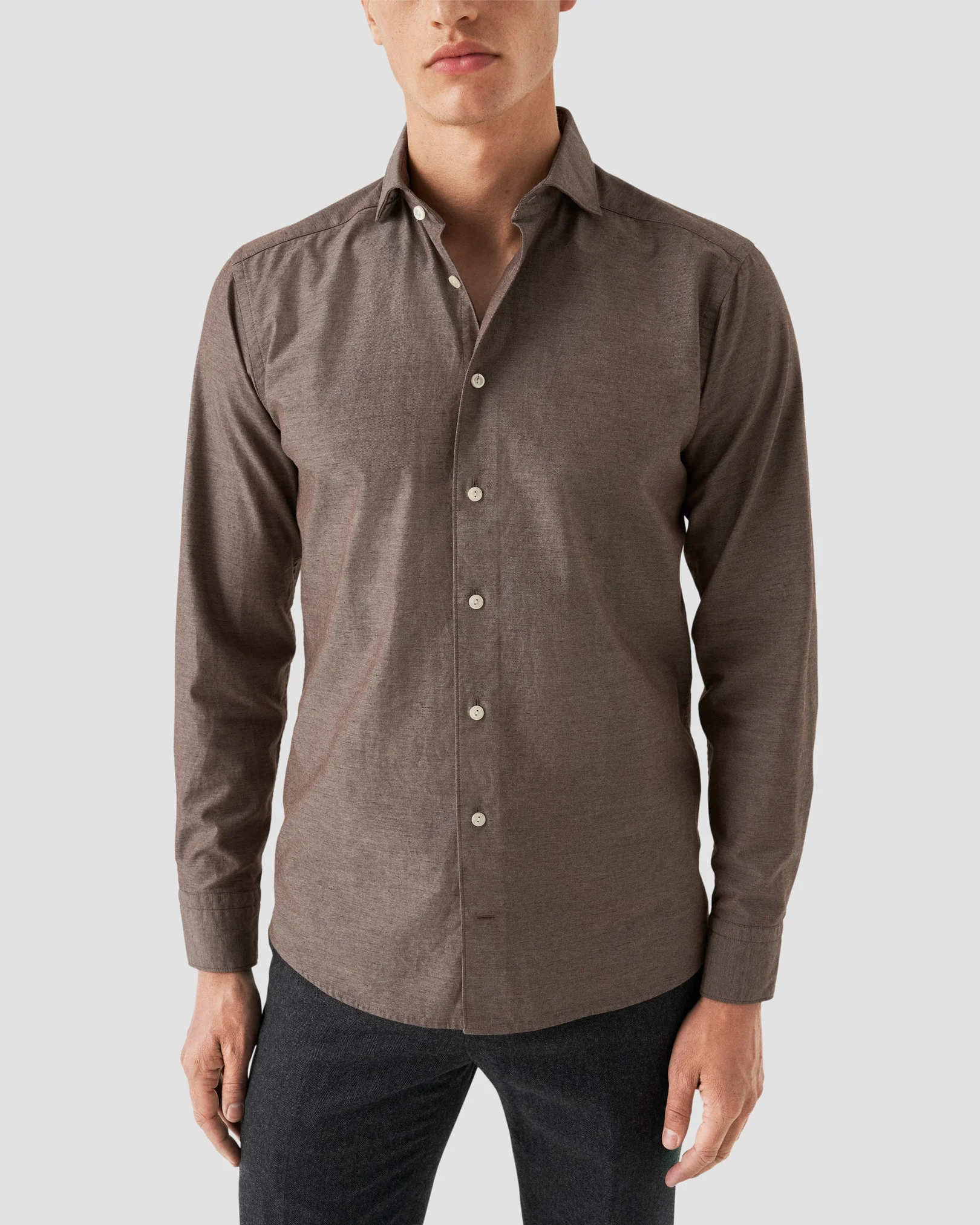 Eton - brown flannel