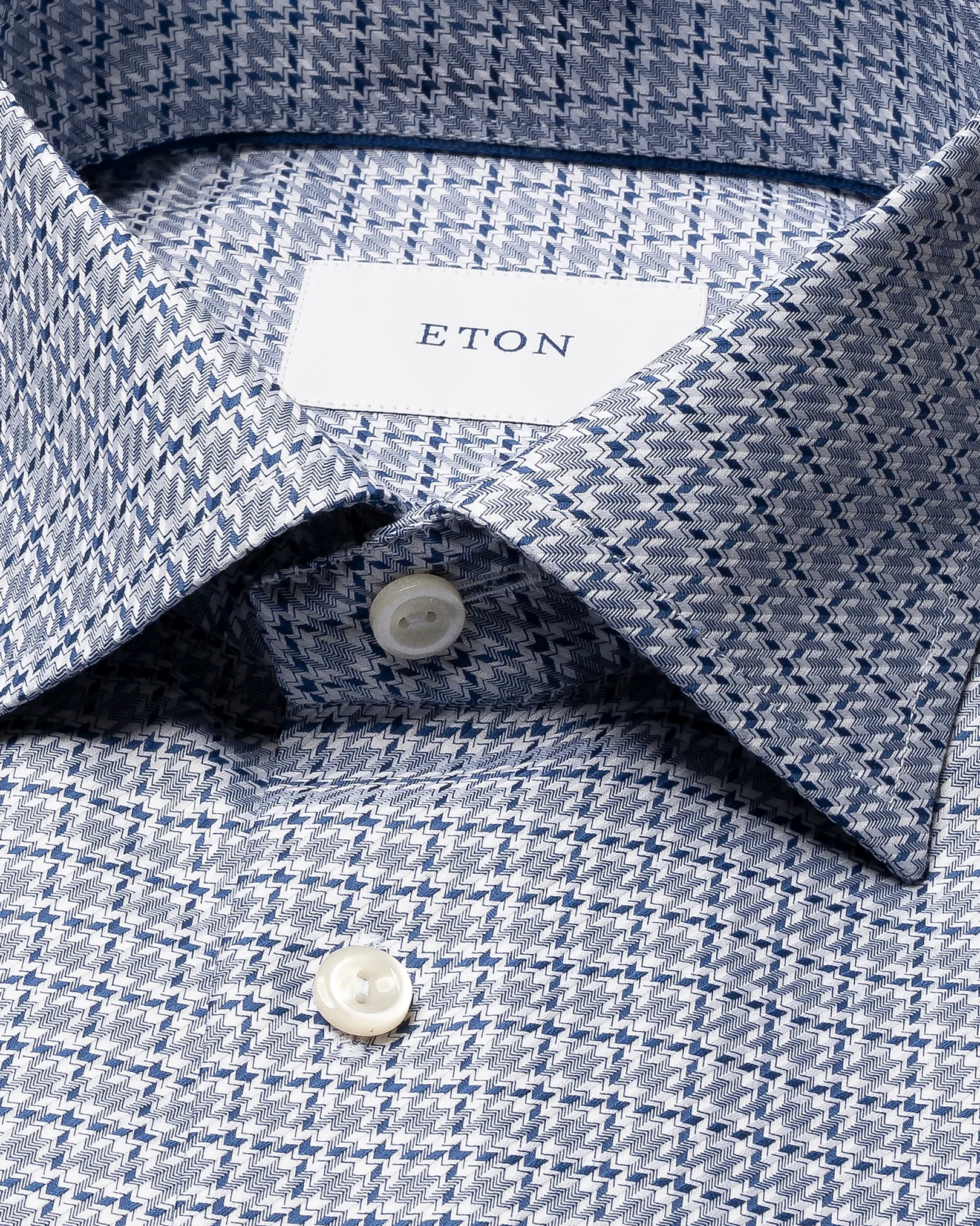 Eton - check king twill shirt 260