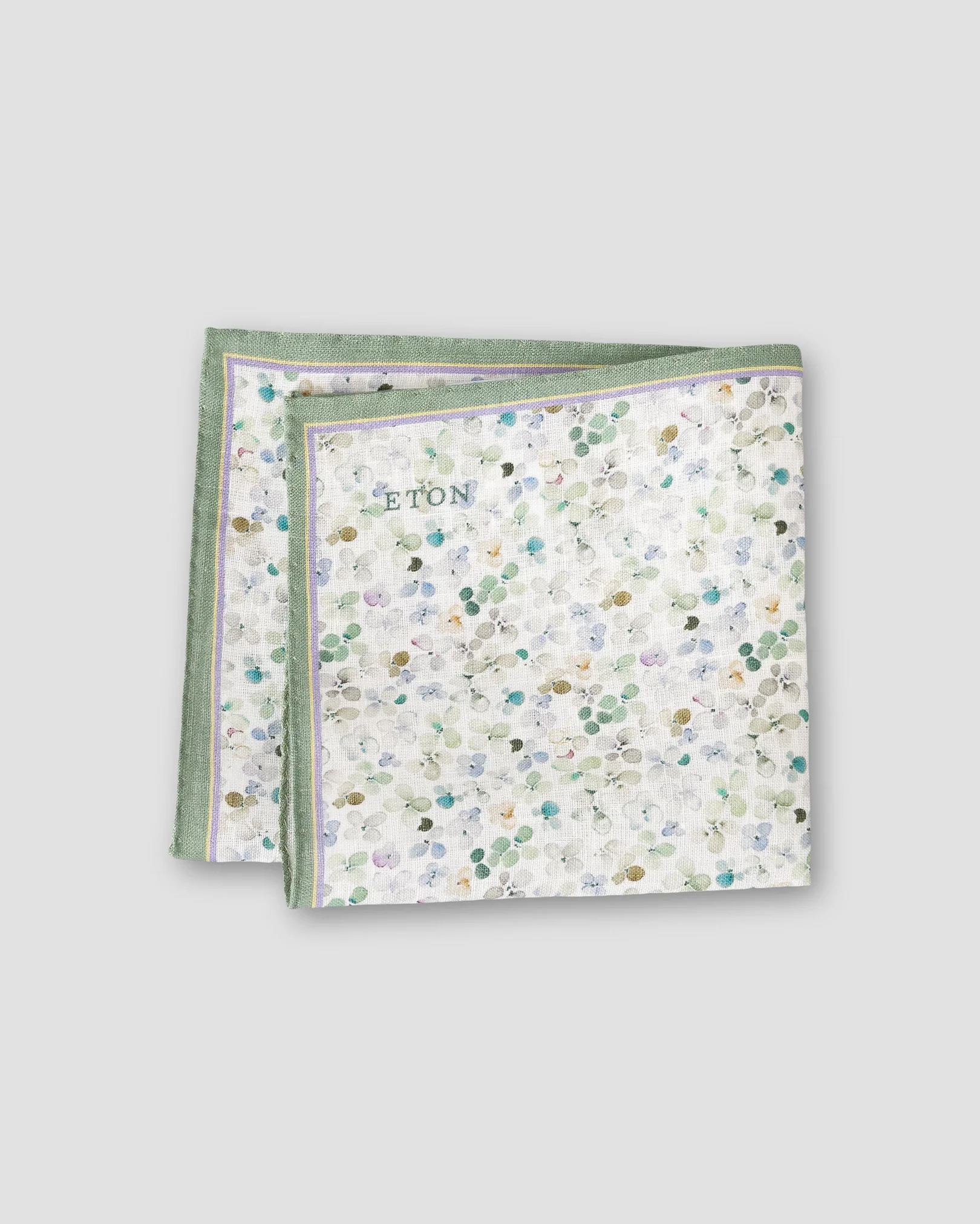 Eton - Floral Linen Pocket Square