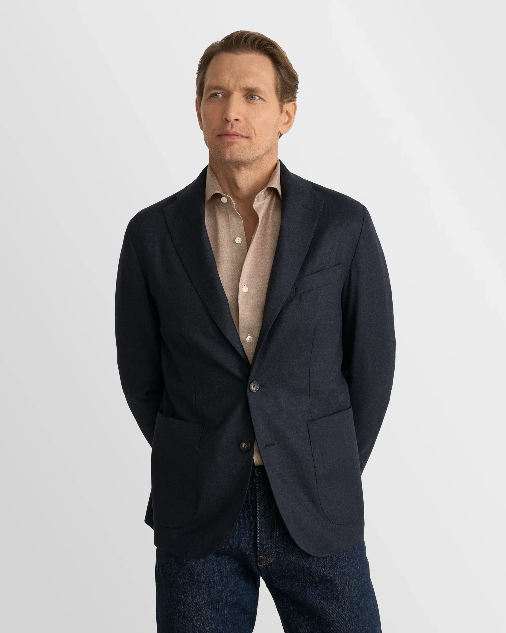 Eton - Filo di Scozia Jersey Shirt