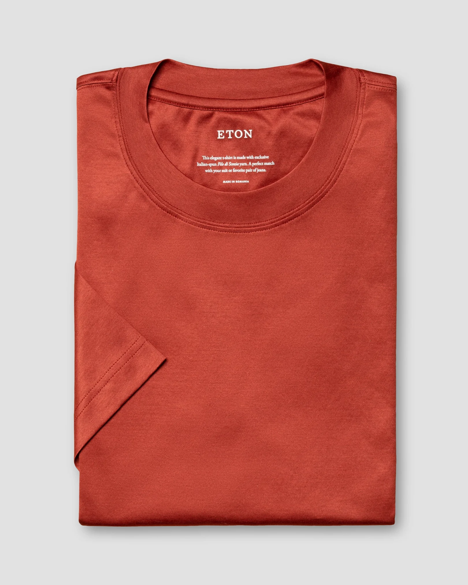Eton - red jersey t shirt