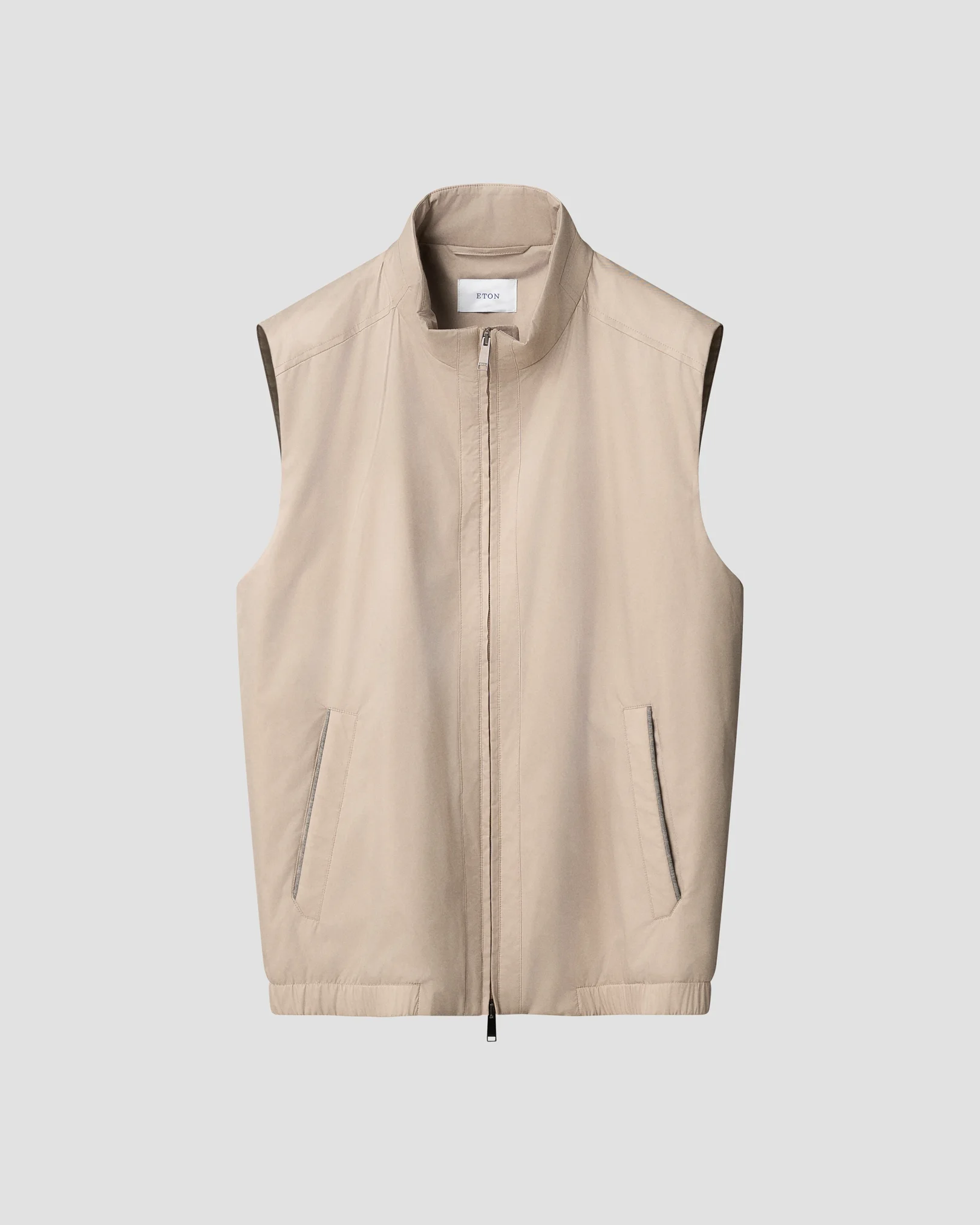 Eton - lightweight wind vest beige