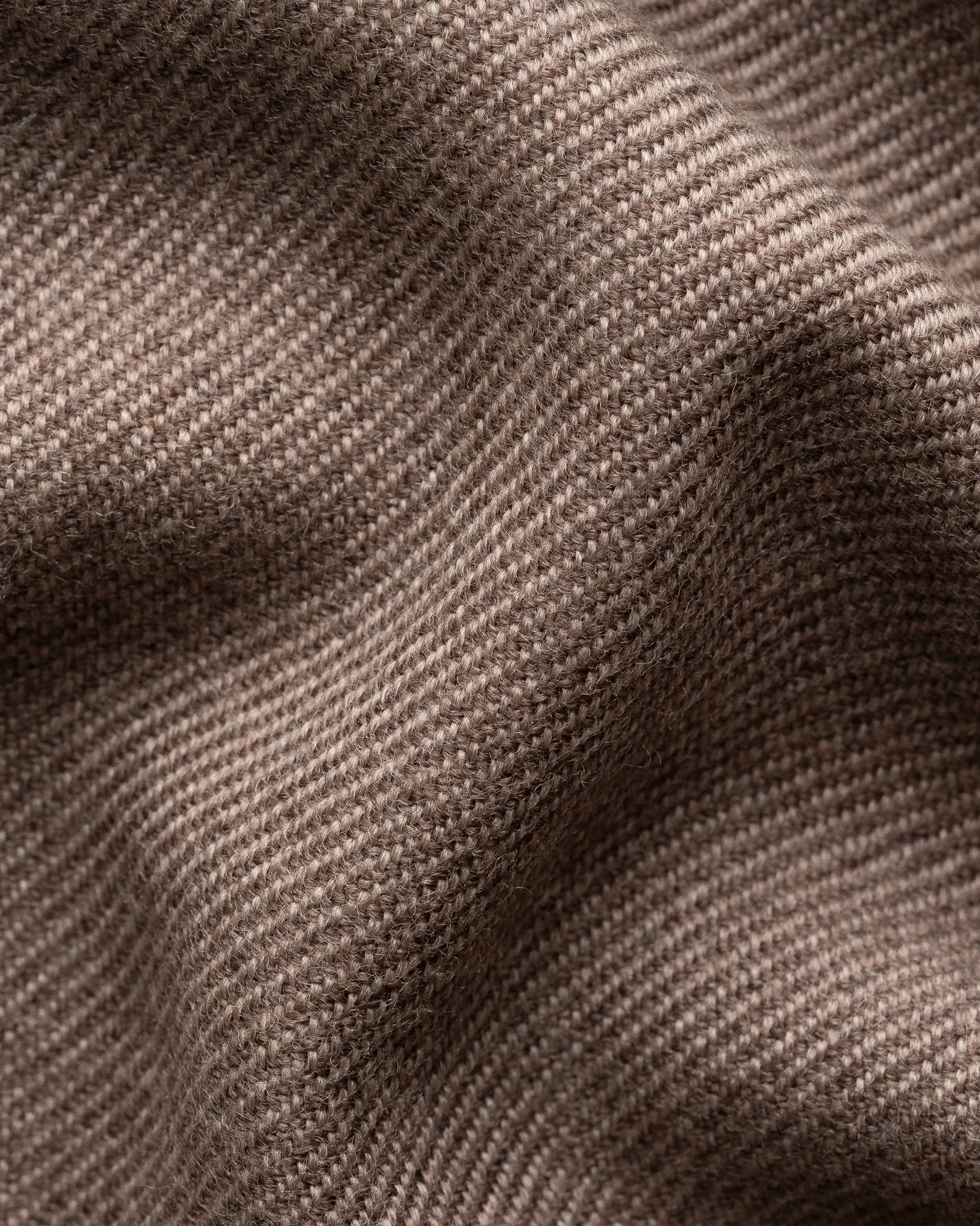 Eton - brown twill merino wool scarf