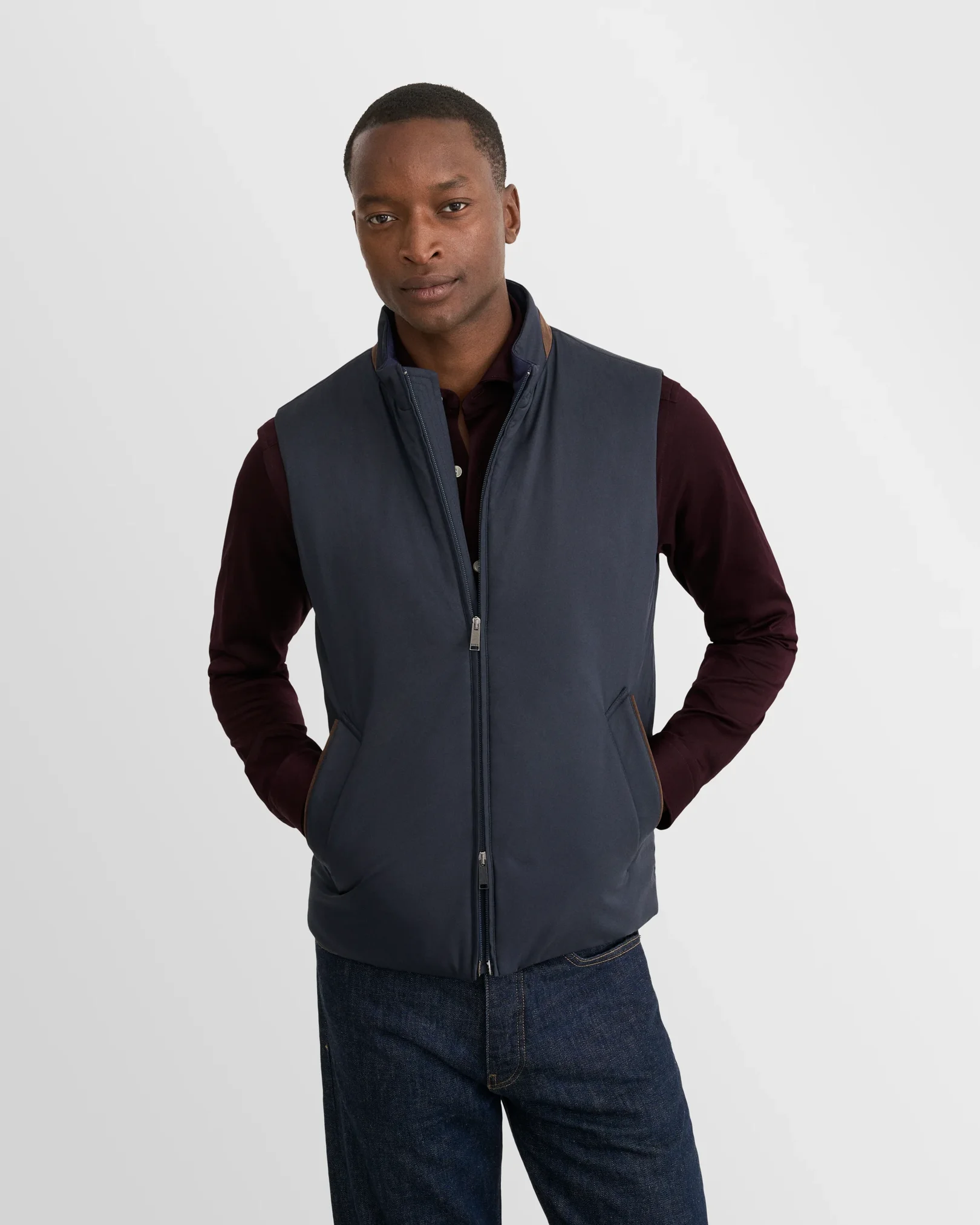 Eton - Chemise en jersey Filo di Scozia
