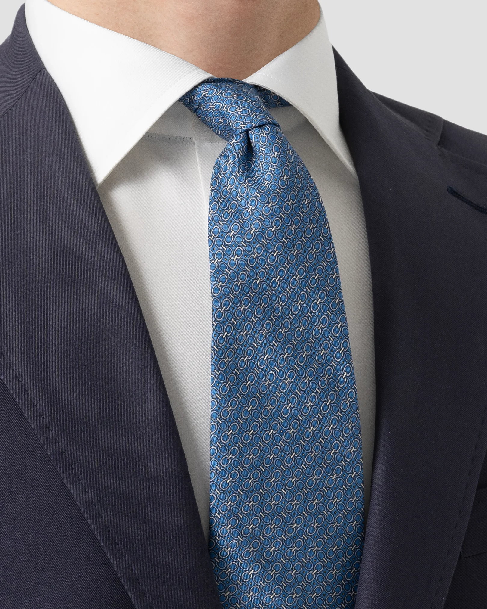 Eton - mid blue vintage tie