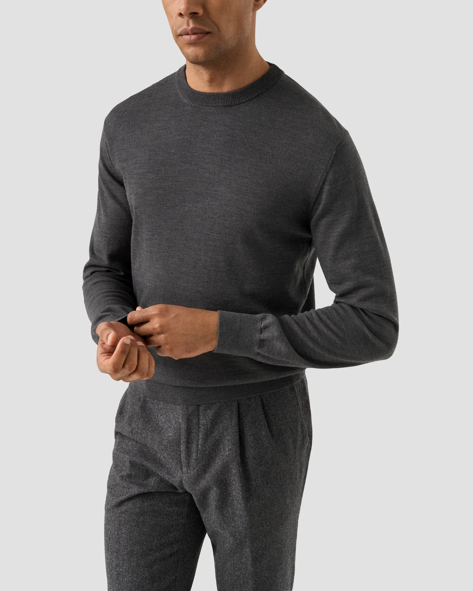 Eton - merino knit crew neck