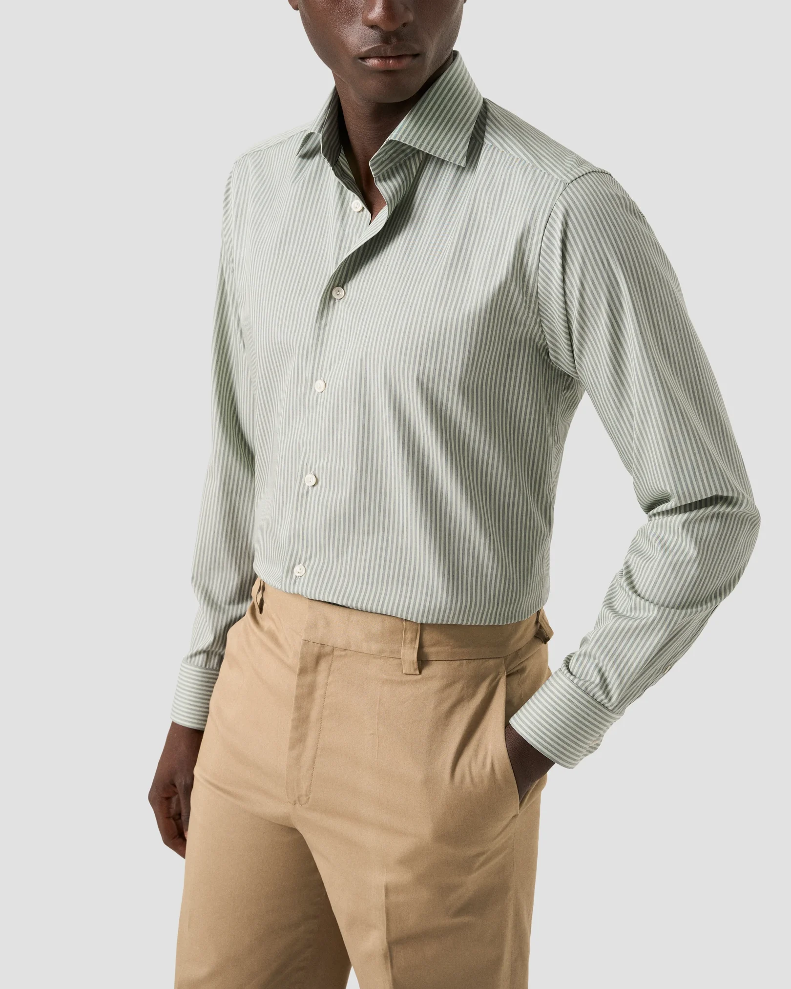 Eton - Stripe Fine Twill Shirt
