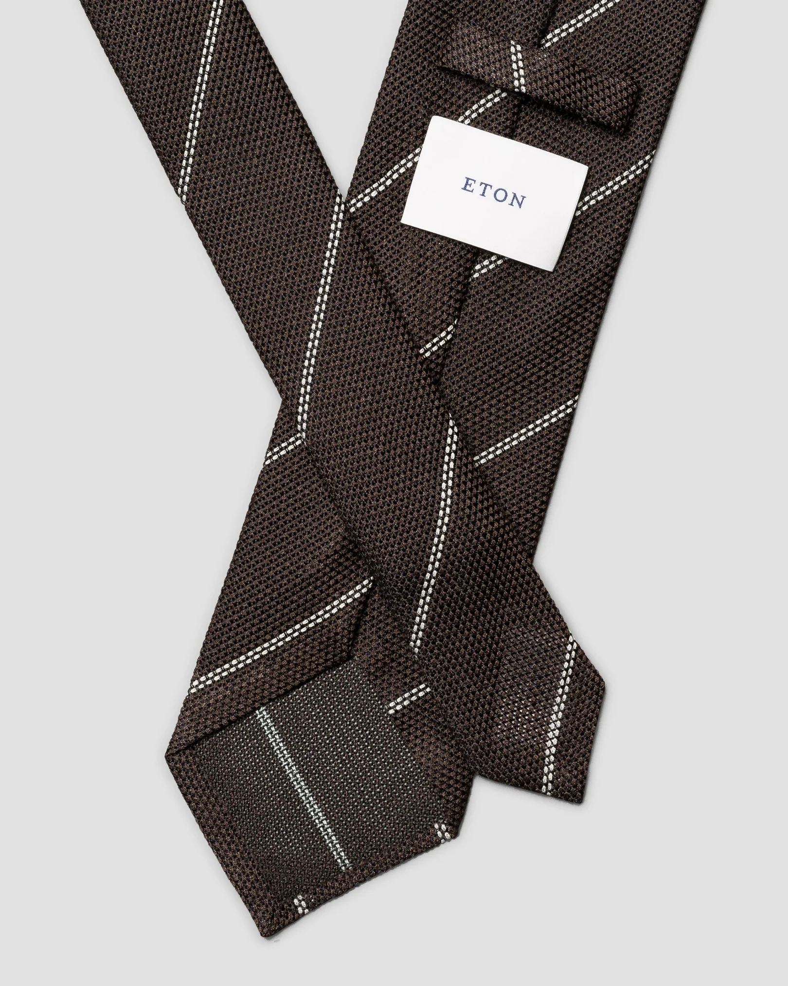 Eton - Striped Grenadine Silk Tie