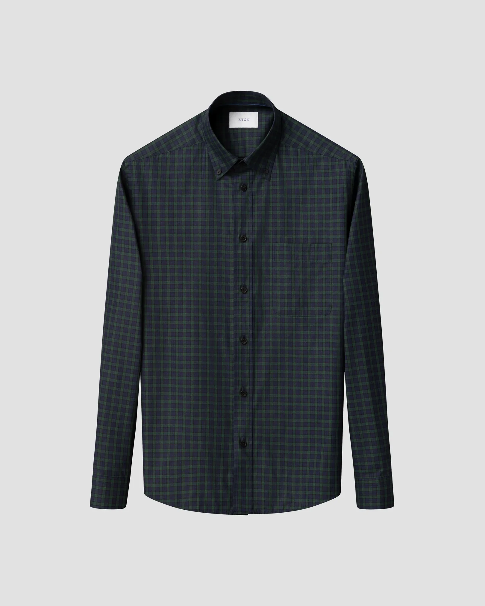 Eton - Chemise à motifs tartan