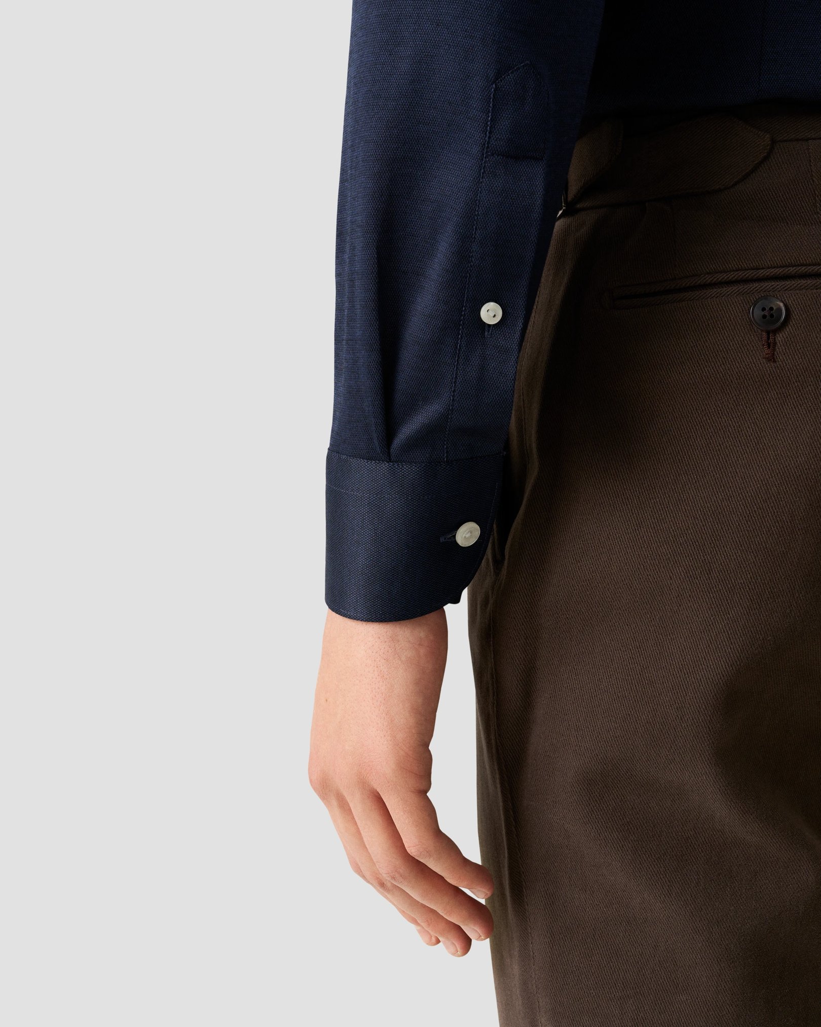 Eton - Filo di Scozia Jacquard Knit Shirt