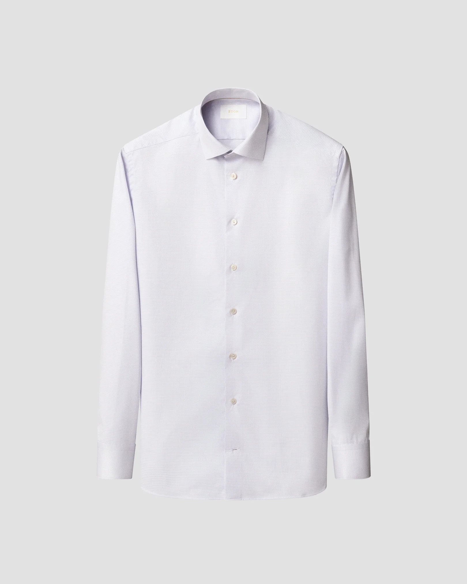 Eton - pink semi solid supima 120 shirt