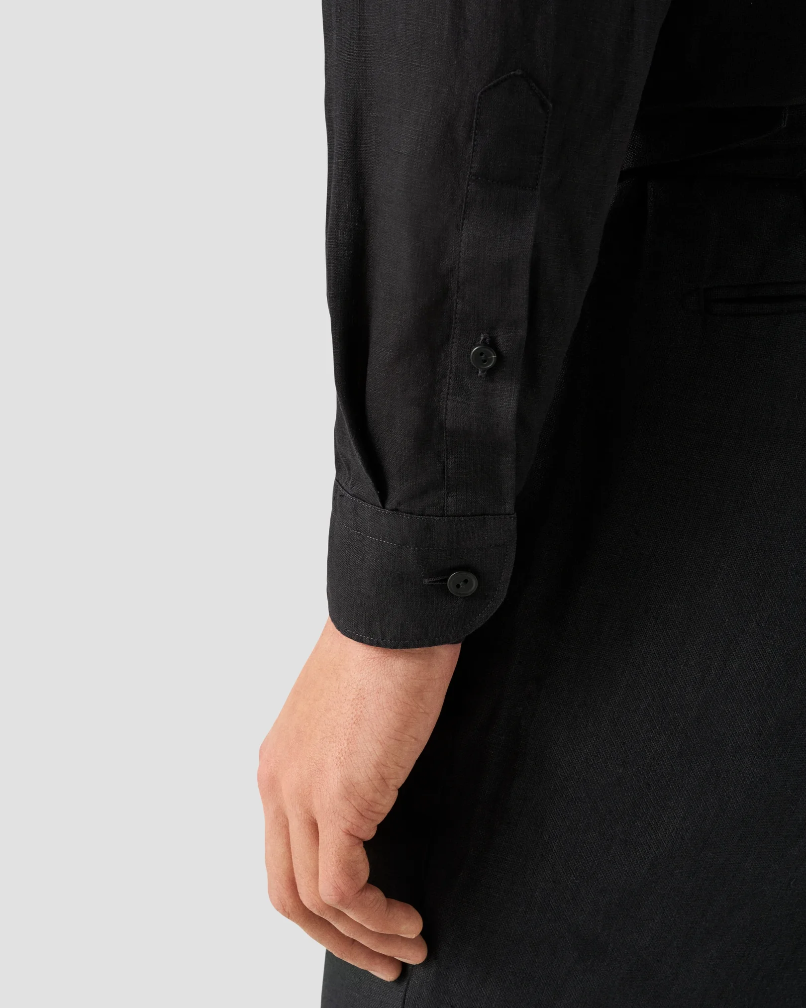 Eton - Solid Linen Shirt