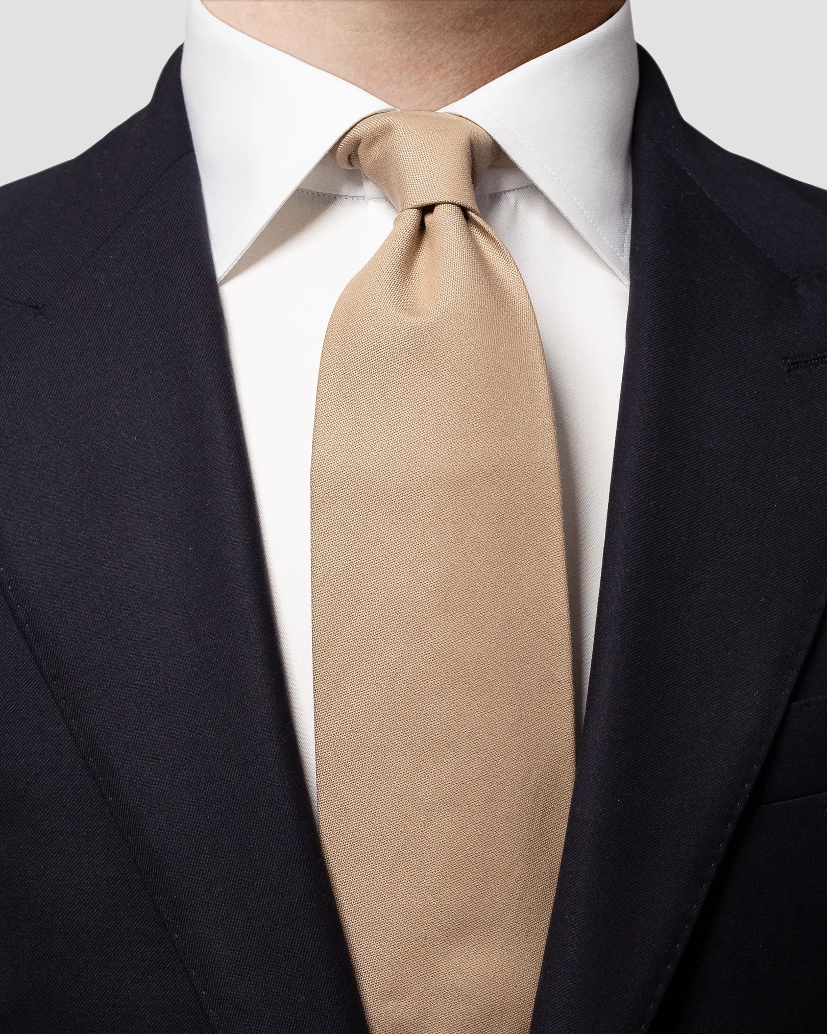 Eton - brown cotton tie