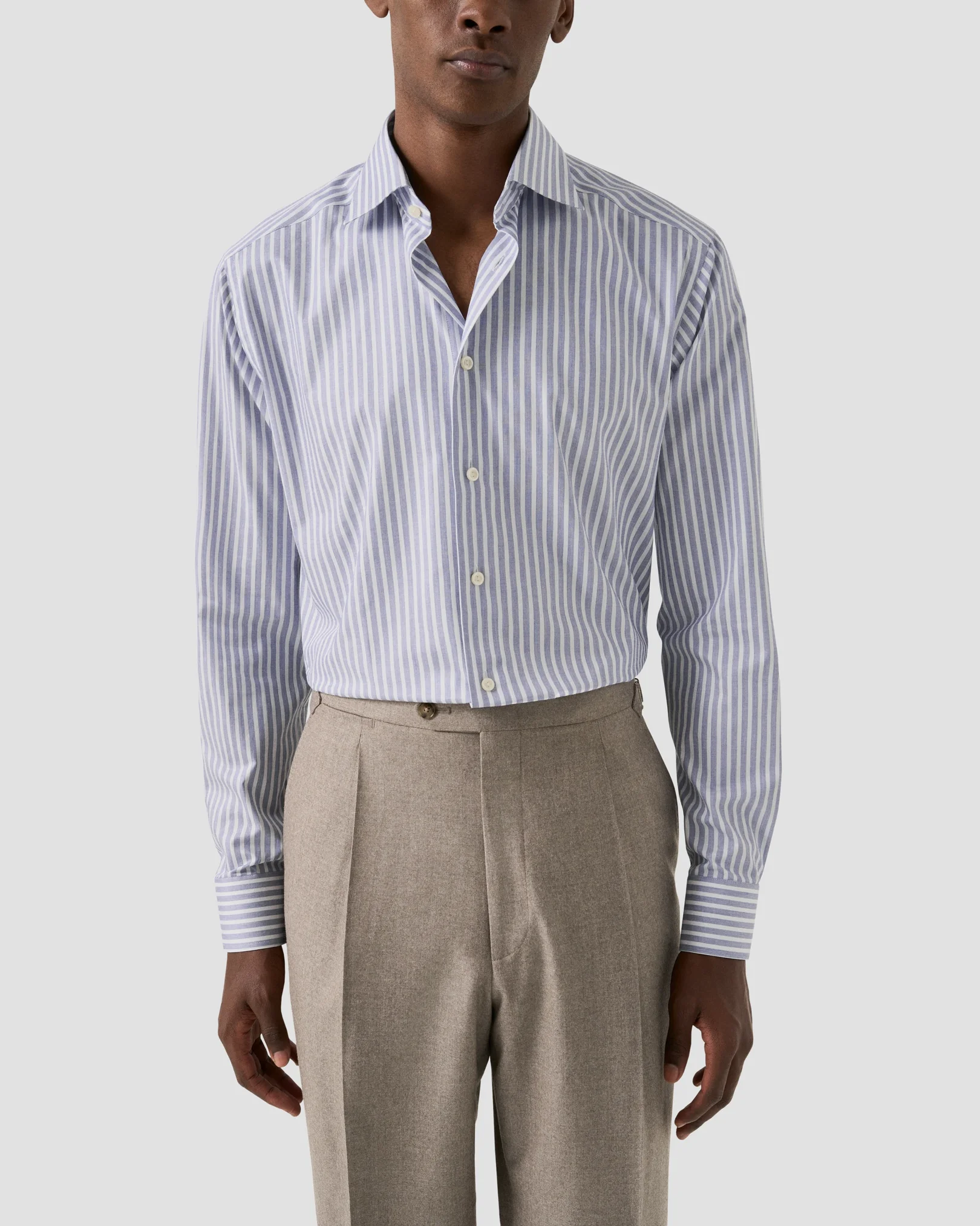 Eton - Striped Twill Shirt