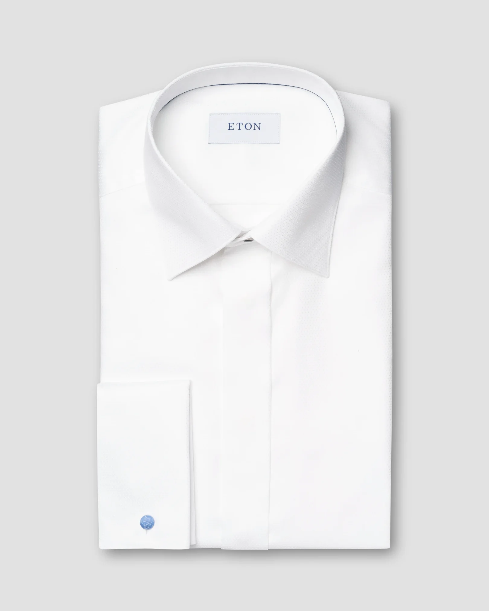 Eton - White Dobby Tuxedo Shirt
