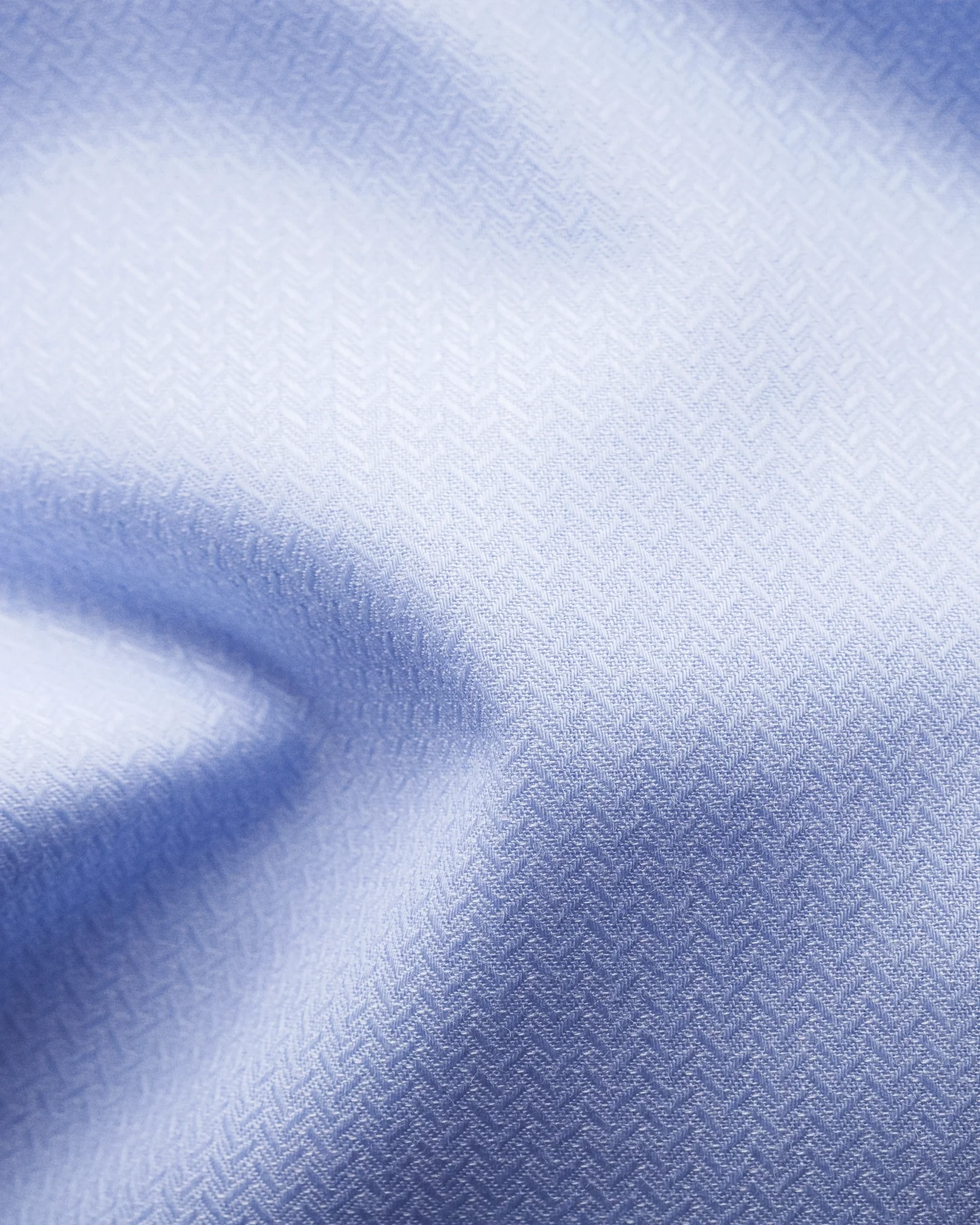 Eton - light blue micro braid shirt