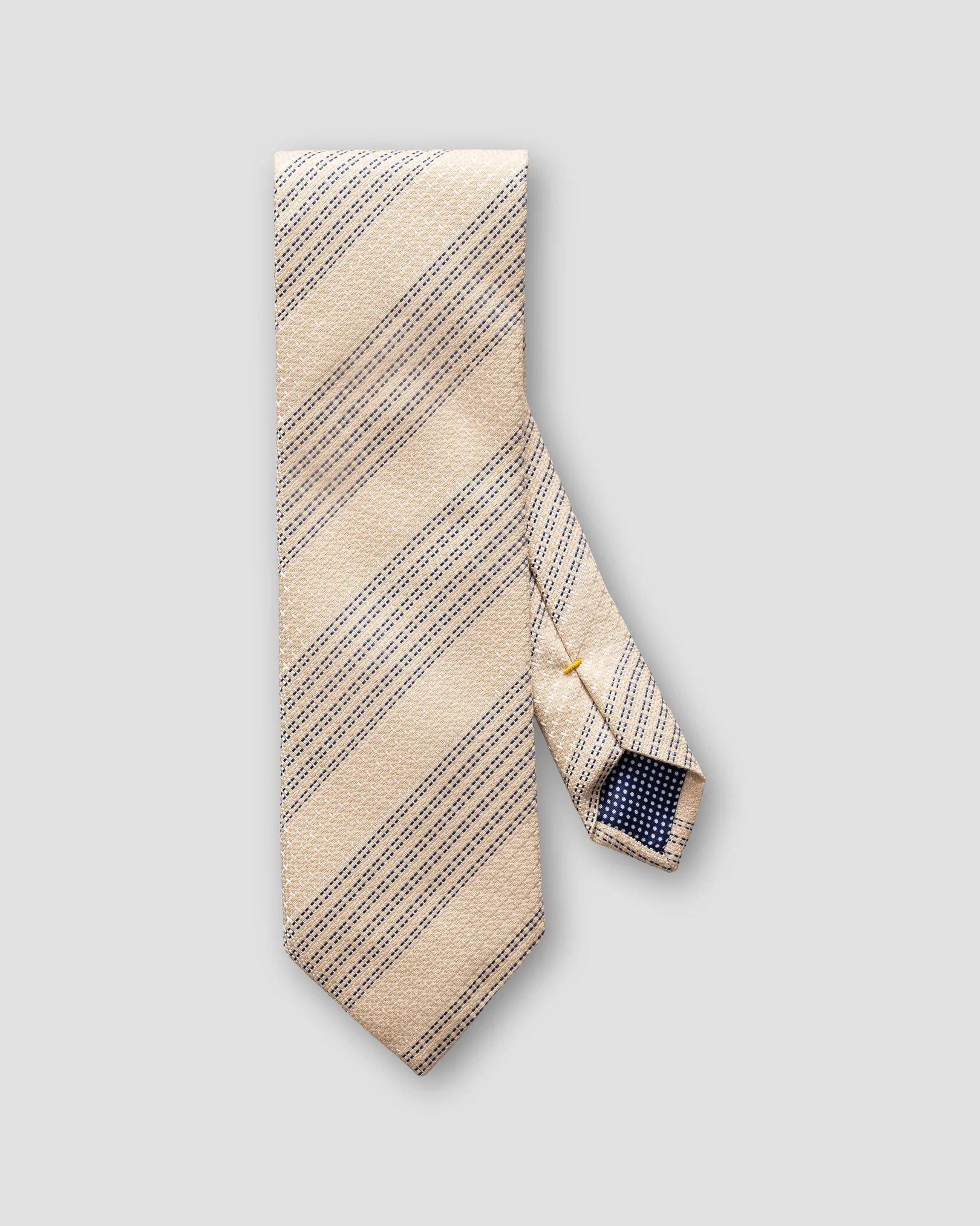 Eton - yellow silk blend tie