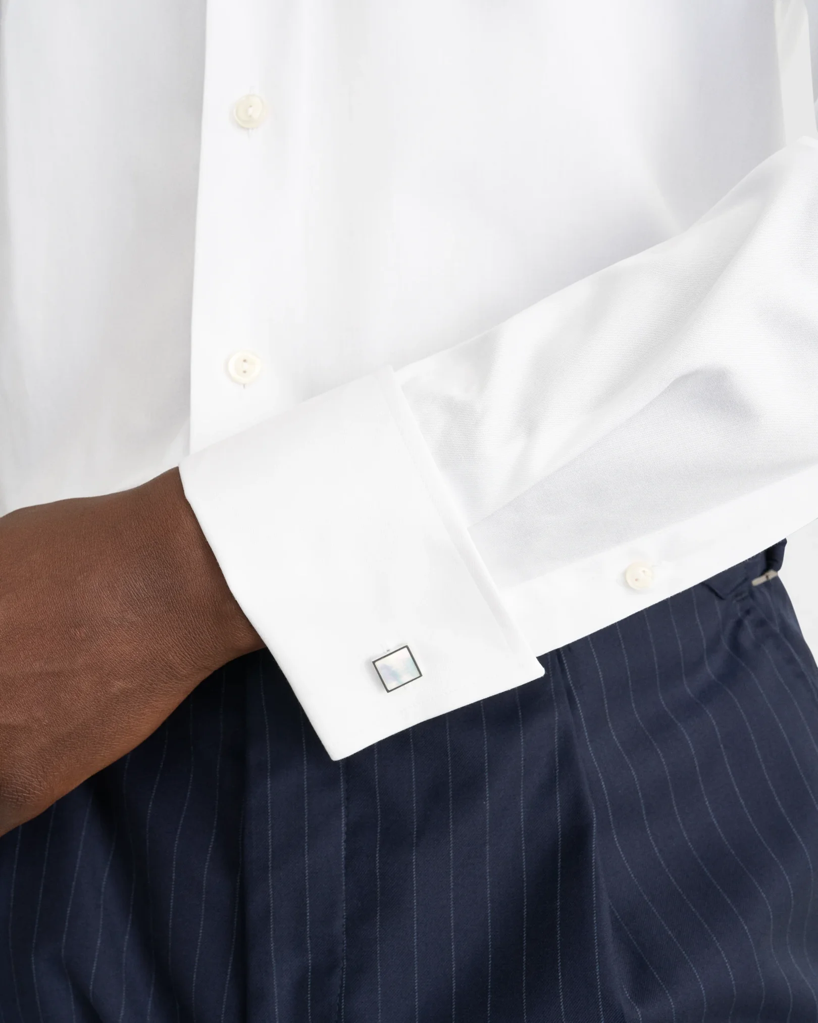 Eton - white french cuff shirt