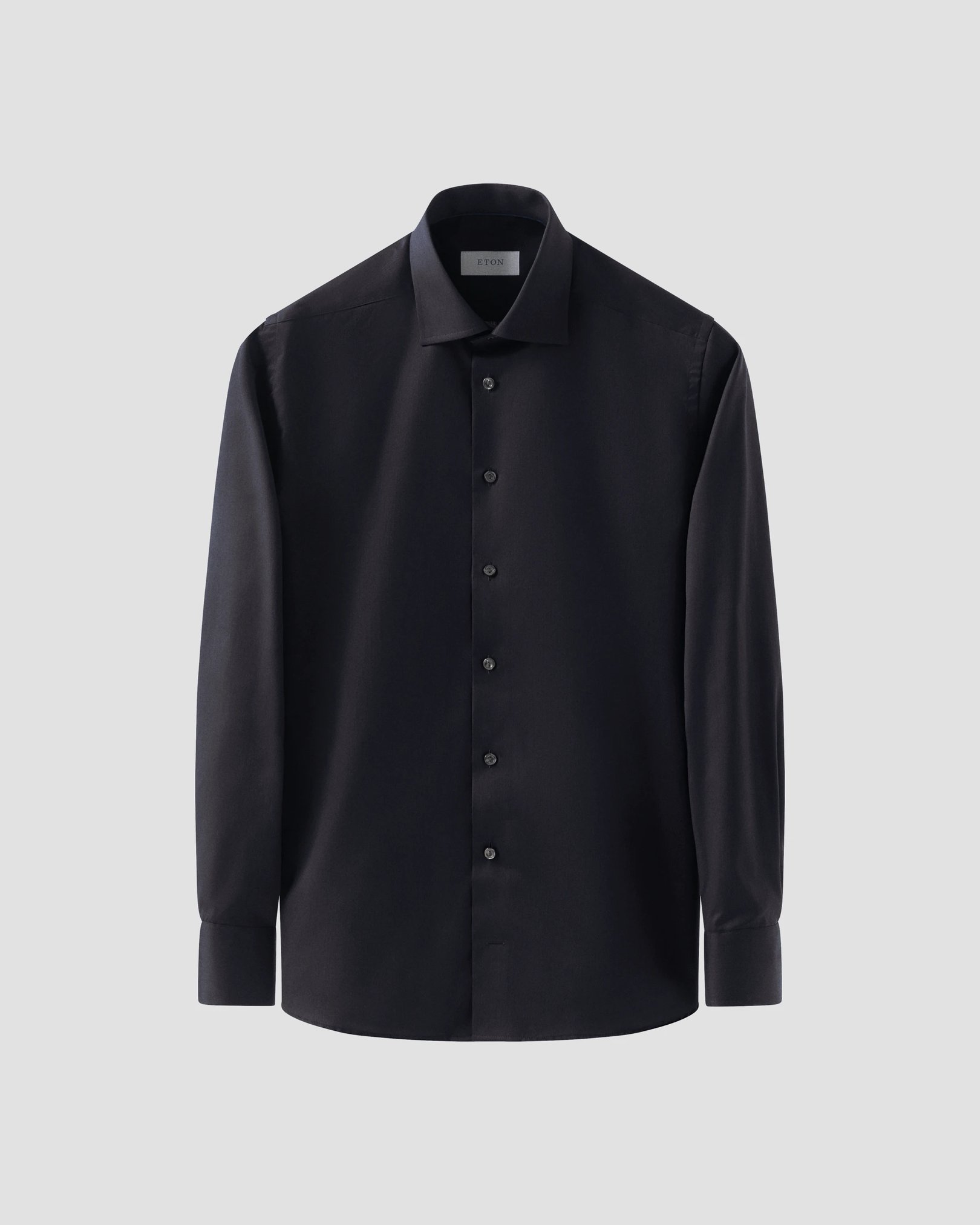 Eton - Mörkblå Signature Twill-skjorta
