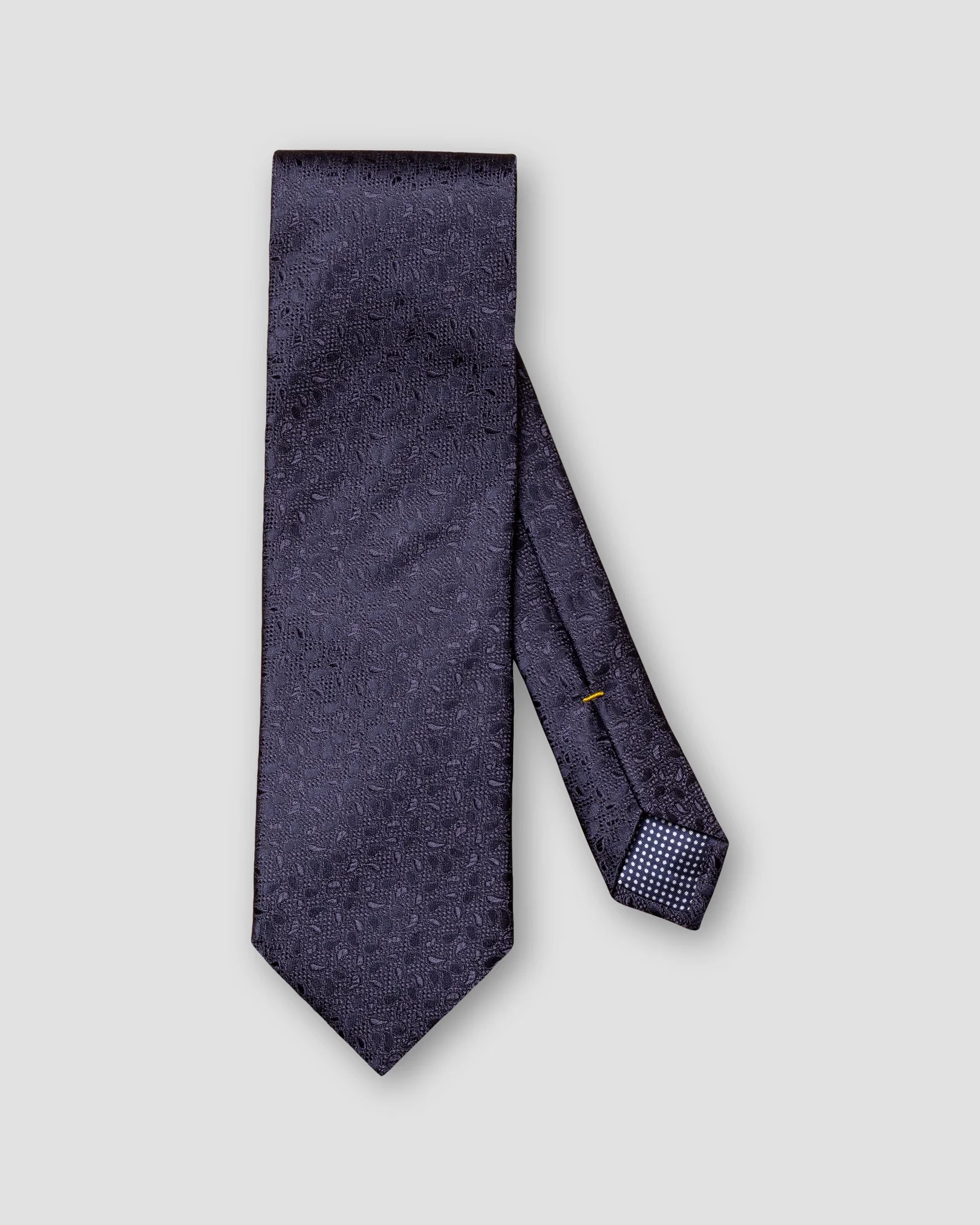 Eton - navy blue two color silk tie