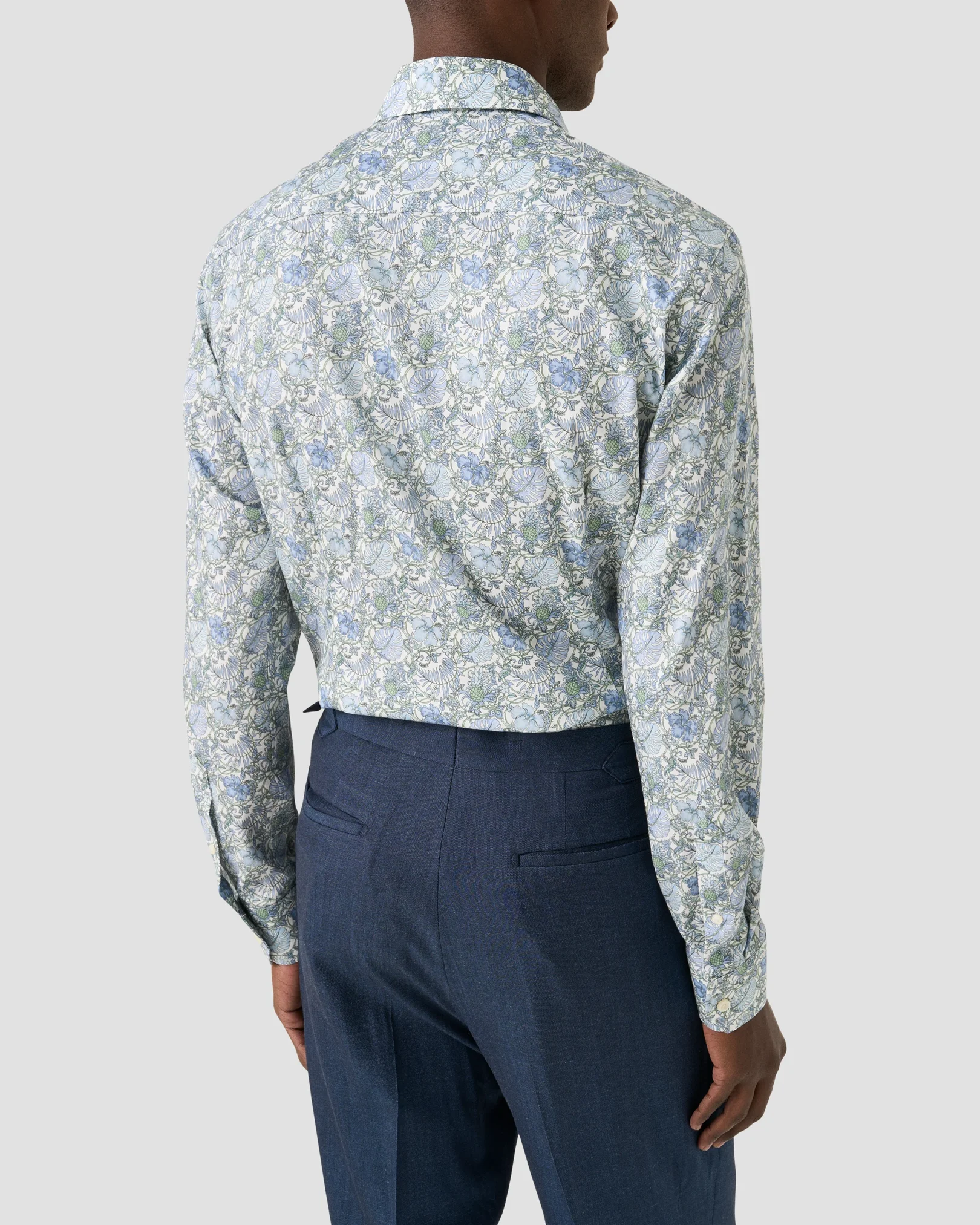 Eton - floral signature twill shirt